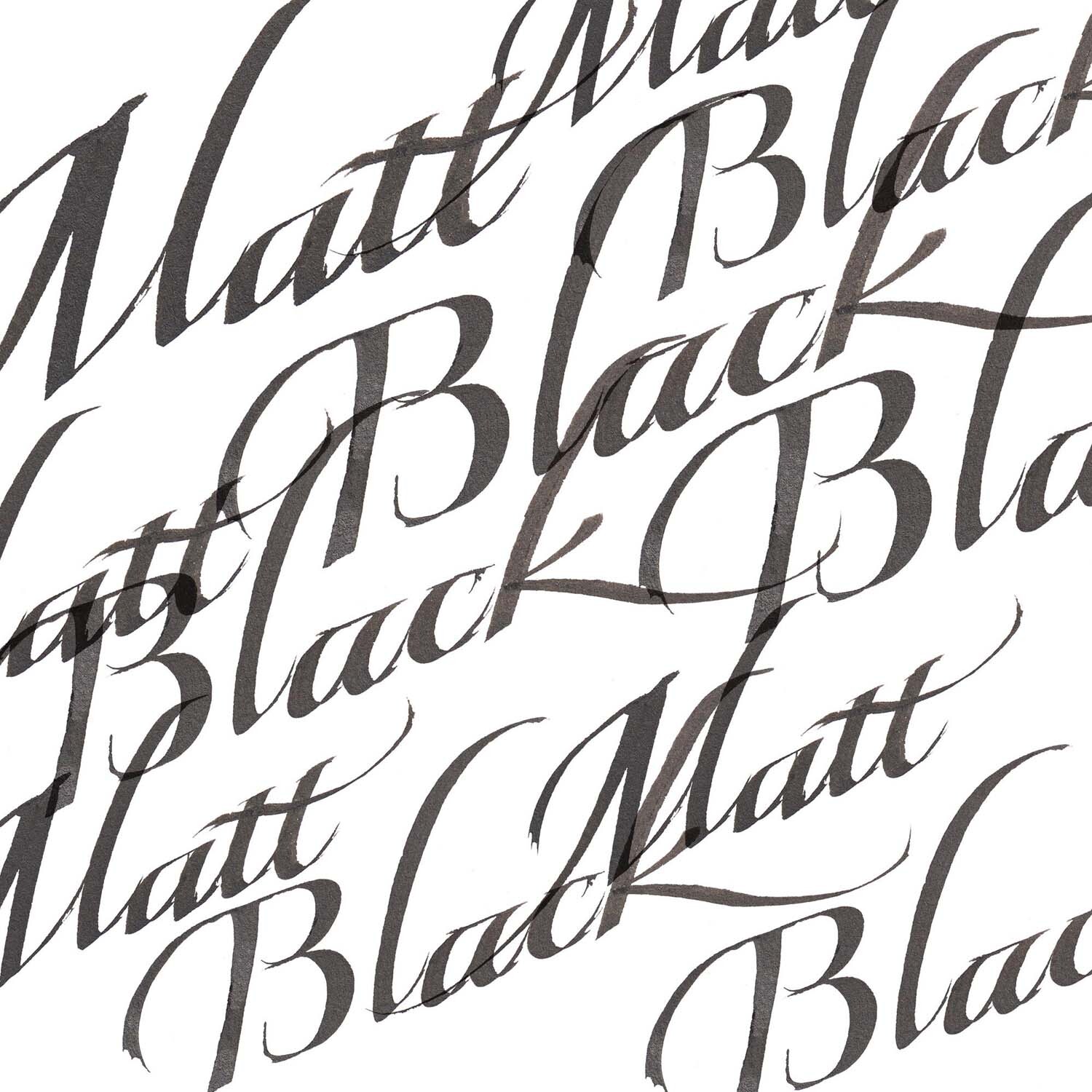 Kalligraphietusche 30ml von Winsor & Newton in elegantem Schriftzug, matt-schwarz auf weißem Hintergrund.