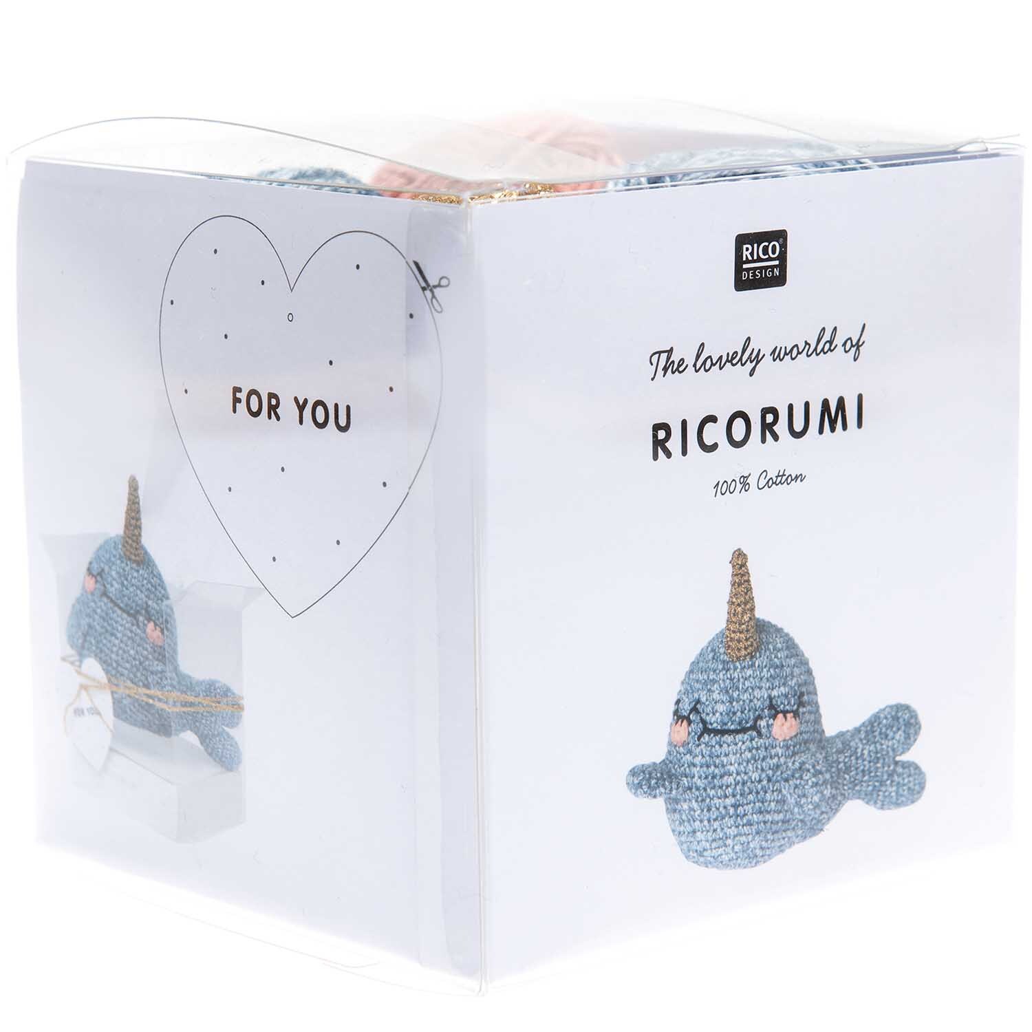 Häkelset Ricorumi Animals Narwal von Rico Design