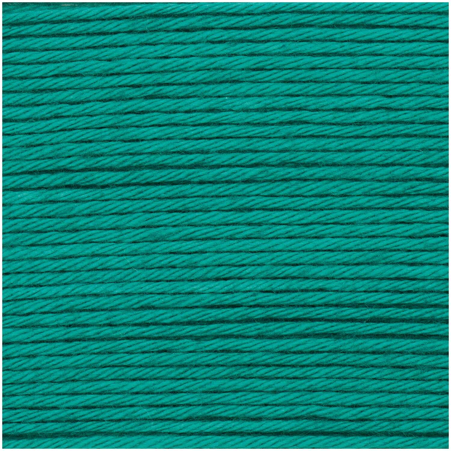 Creative Ricorumi dk: Smaragdgrünes Garn von Rico Design, 25g, ideal für kreative Strick- und Häkelprojekte.