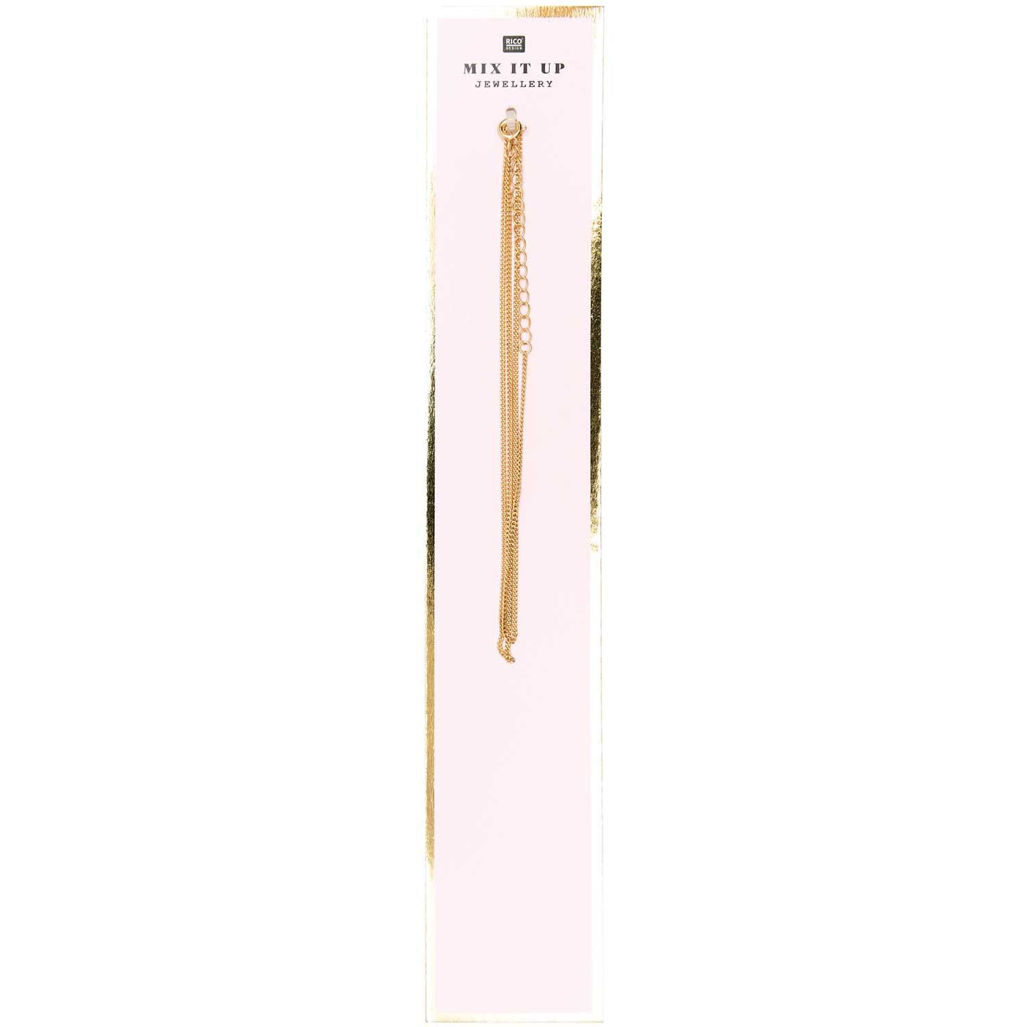 Mix it Up - Jewellery Gliederkette gold 45cm von Rico Design