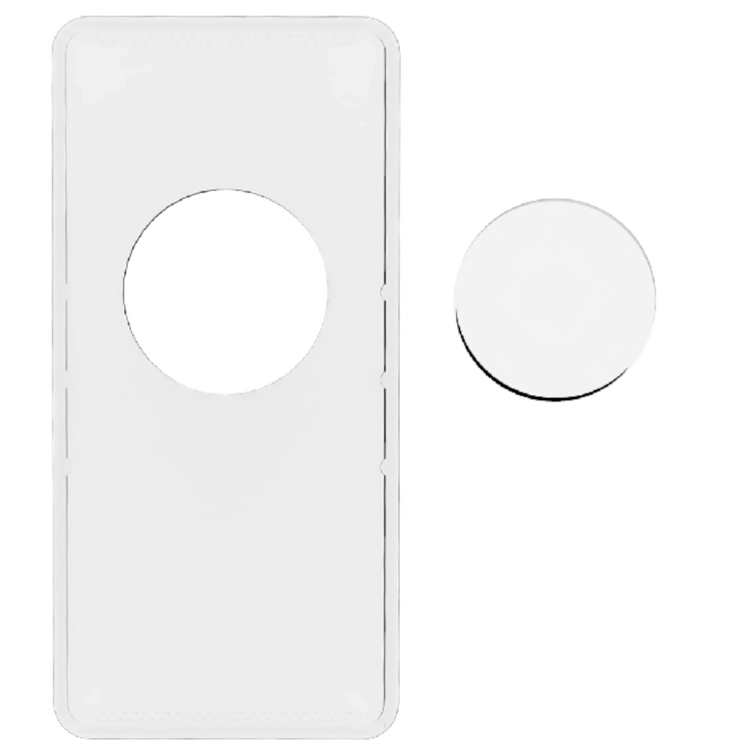 Dimensional Diffuser Accessory Circle Plate and Insert, 2-teilig, in Weiß von Sizzix. Ideal für kreative Projekte und Bastelarbeiten.