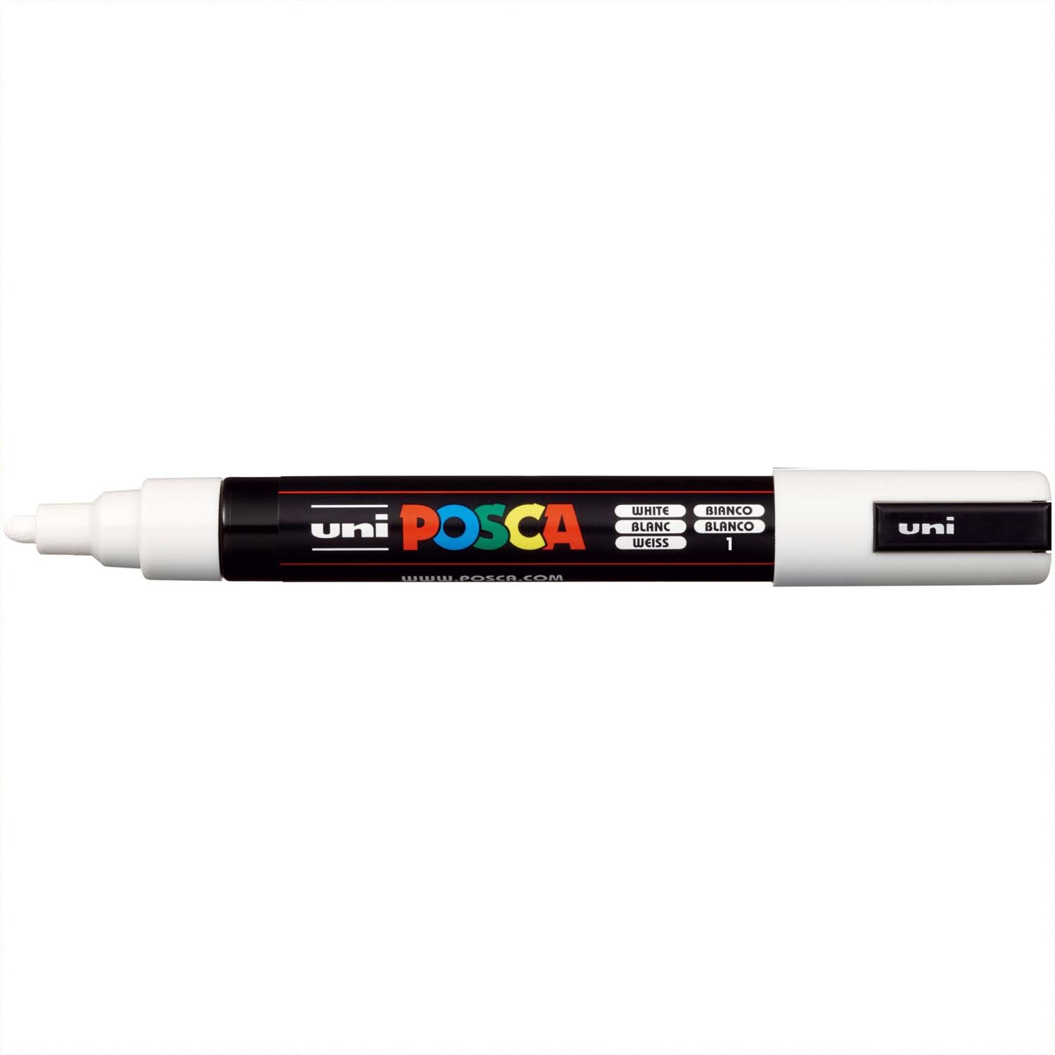 POSCA-Marker PC-5M 1,8-2,5mm Farbe Weiß von Faber-Castell 