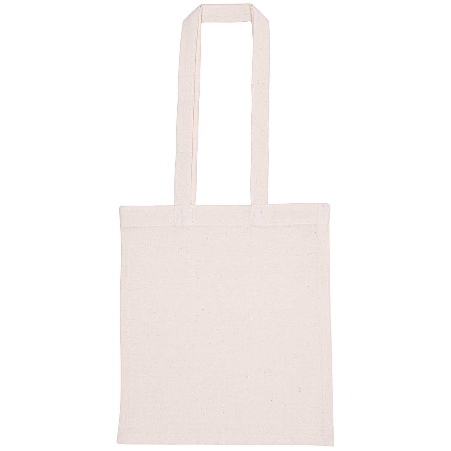 Tragetasche mit langen Henkeln von Rico Design in natürlichem Farbton, ideal für Einkäufe.