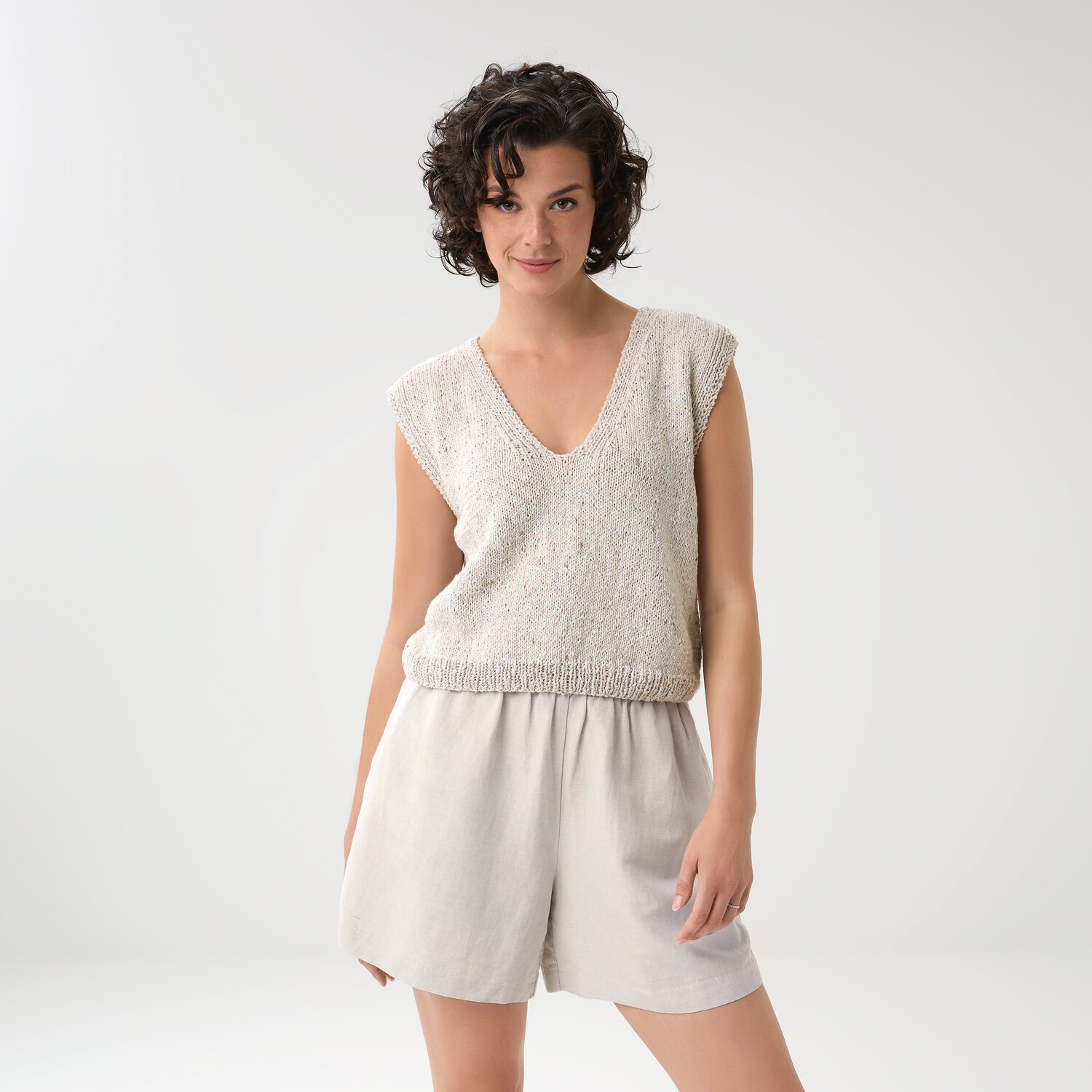 Strickset Top Modell 05a aus Die Neue Masche No. 12 von idee. Creativmarkt