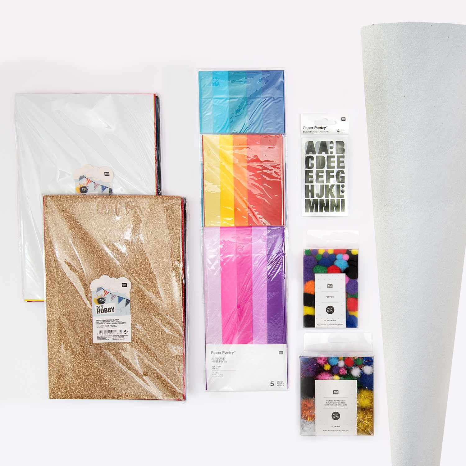 Bastelset Schultüte Regenbogen von Rico Design