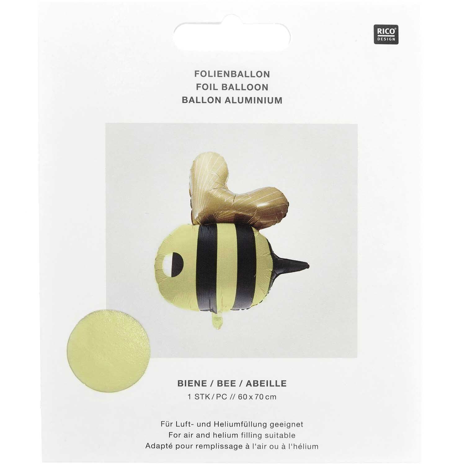 Folienballon Biene 60x70cm von Rico Design