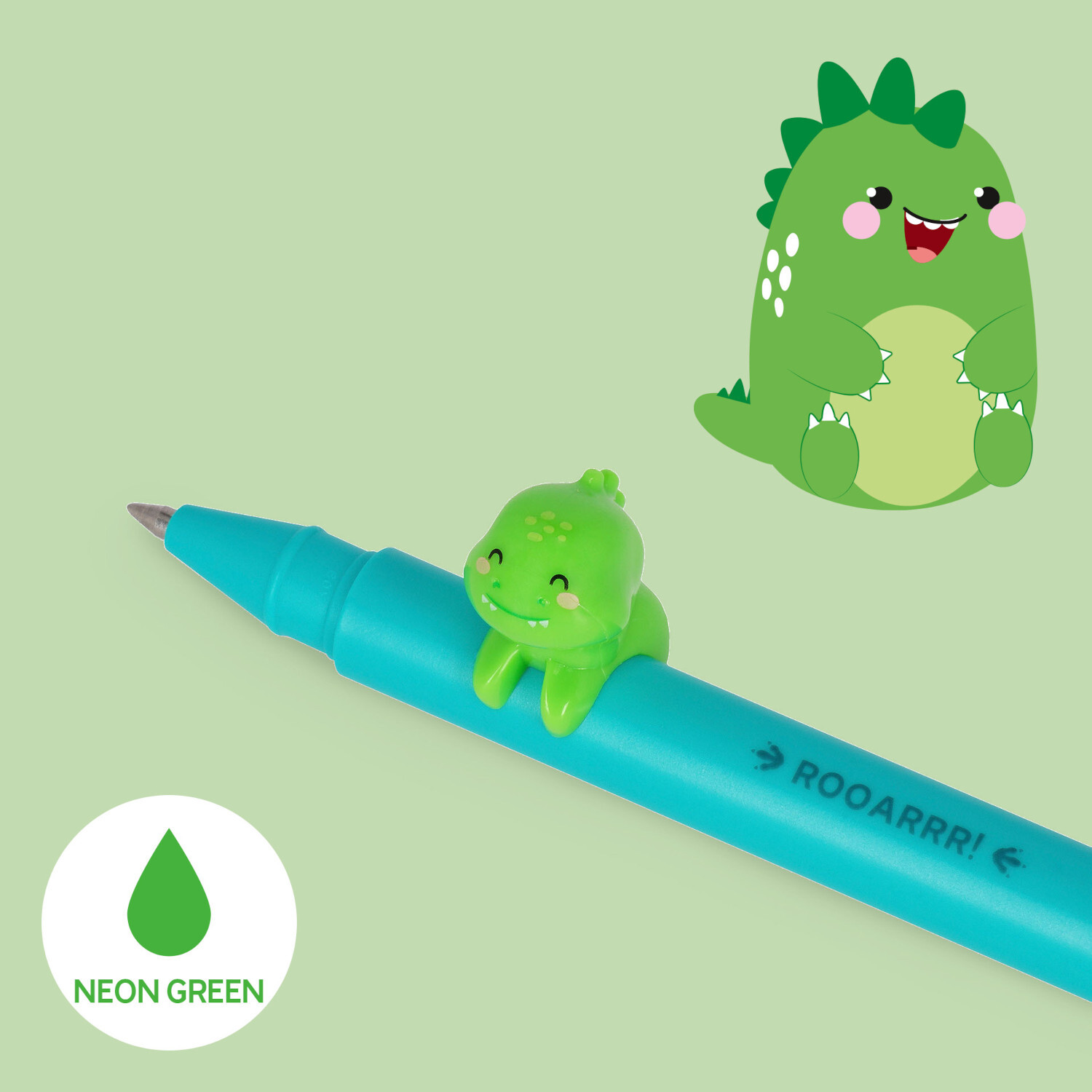 Lovely Friends Gelstift Farbe Dino von Legami 