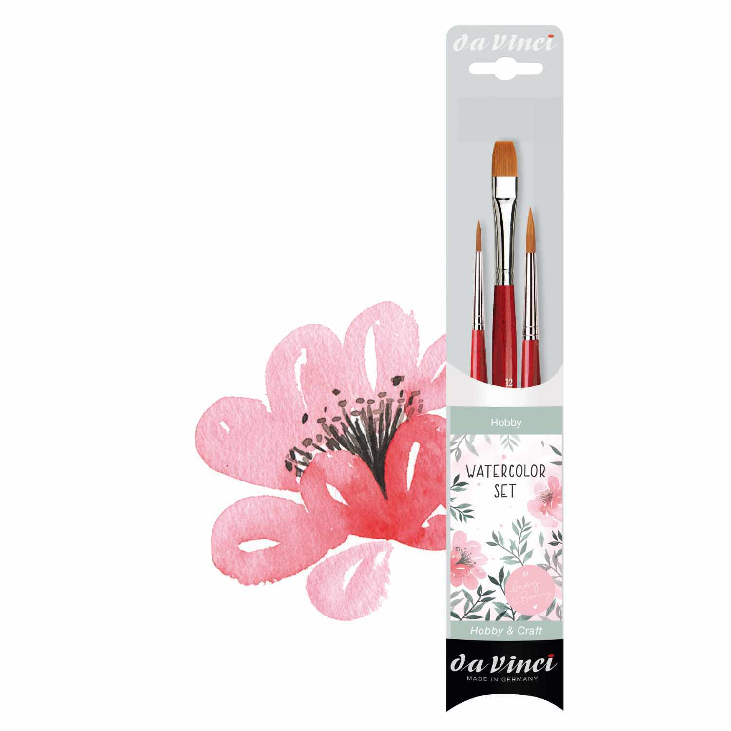 da Vinci Pinsel-Set Watercolor von da Vinci Künstlerpinselfabrik DEFET 