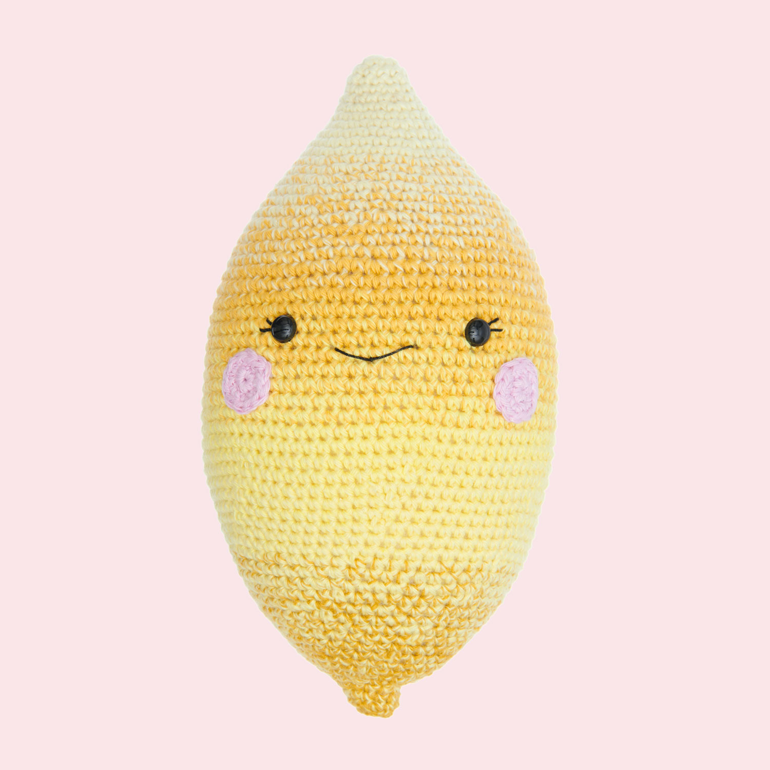Häkelfigur Zitrone aus dem Heft Ricorumi Fresh Friends