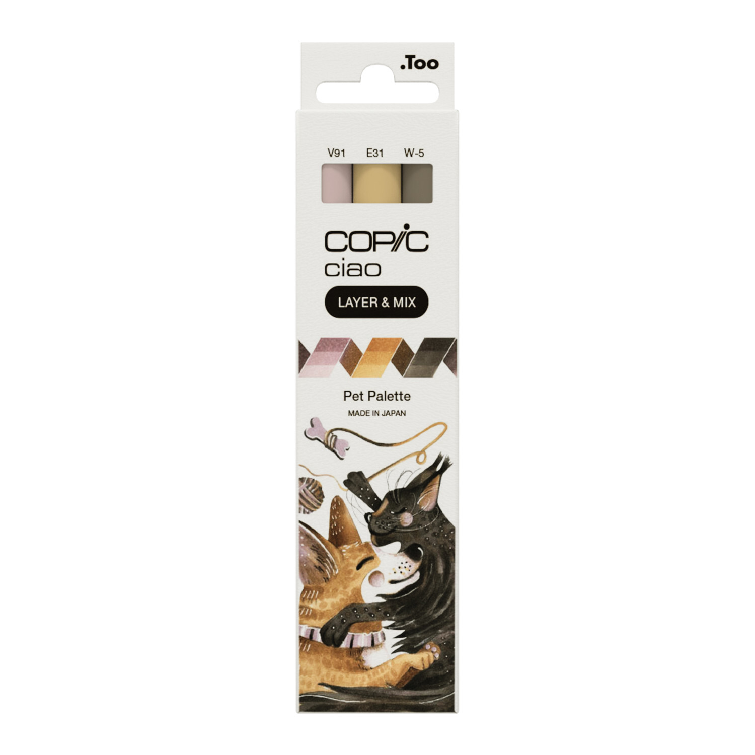 Marker Set Ciao Layer & Mix Pet Palette 3 Stück von Holtz Office Support