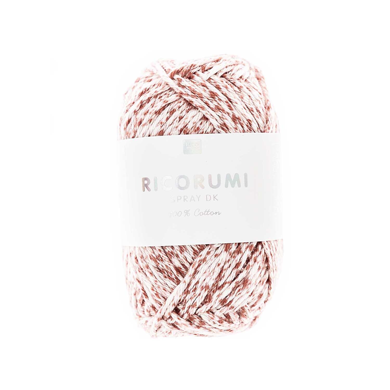 Creative Ricorumi Spray dk: Garnknäuel in Rot von Rico Design, 25g, ideal für kreative Häkelprojekte.