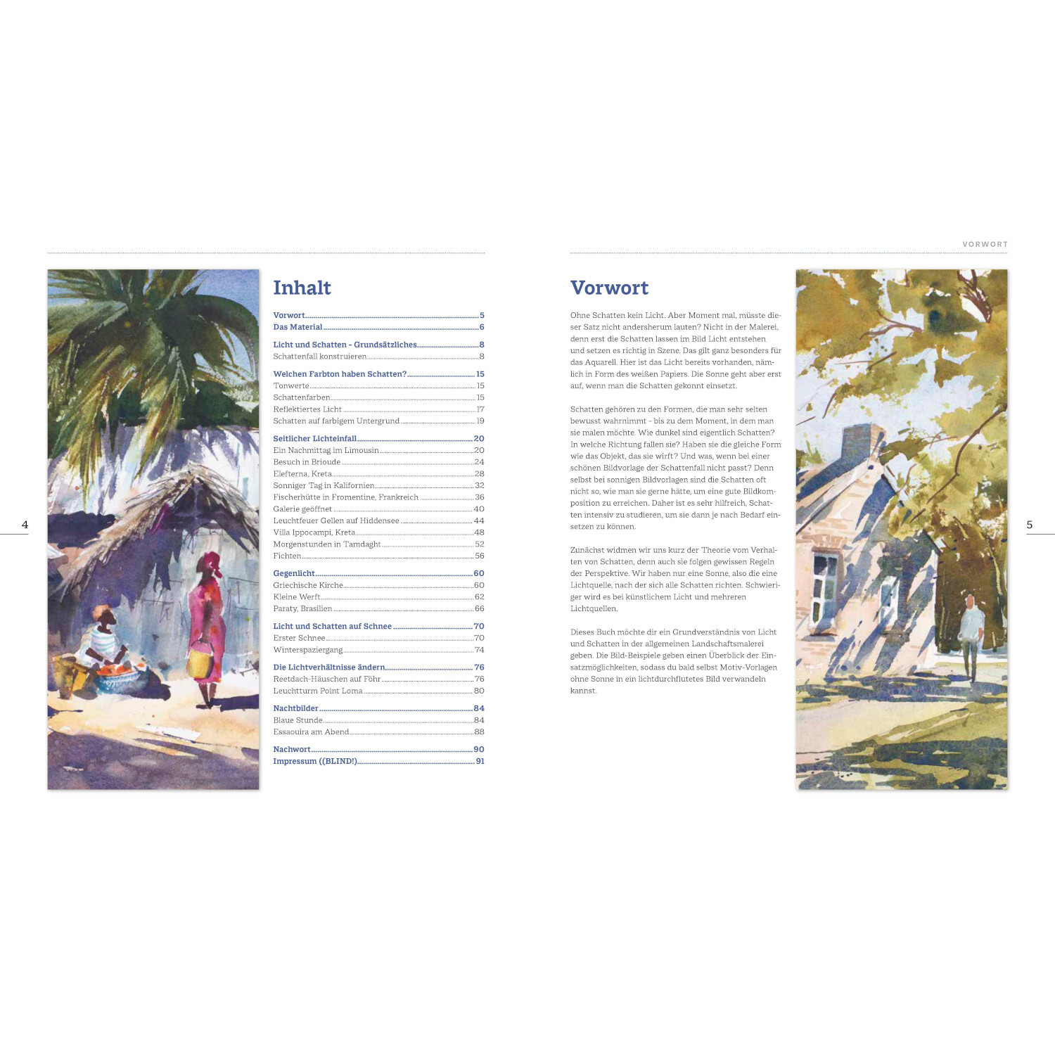Aquarellmalerei Licht & Schatten von Christophorus Verlag in der Christan Verlag 