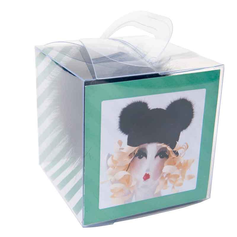 Kunstfellbommel 10cm Farbe Gelb von Rico Design