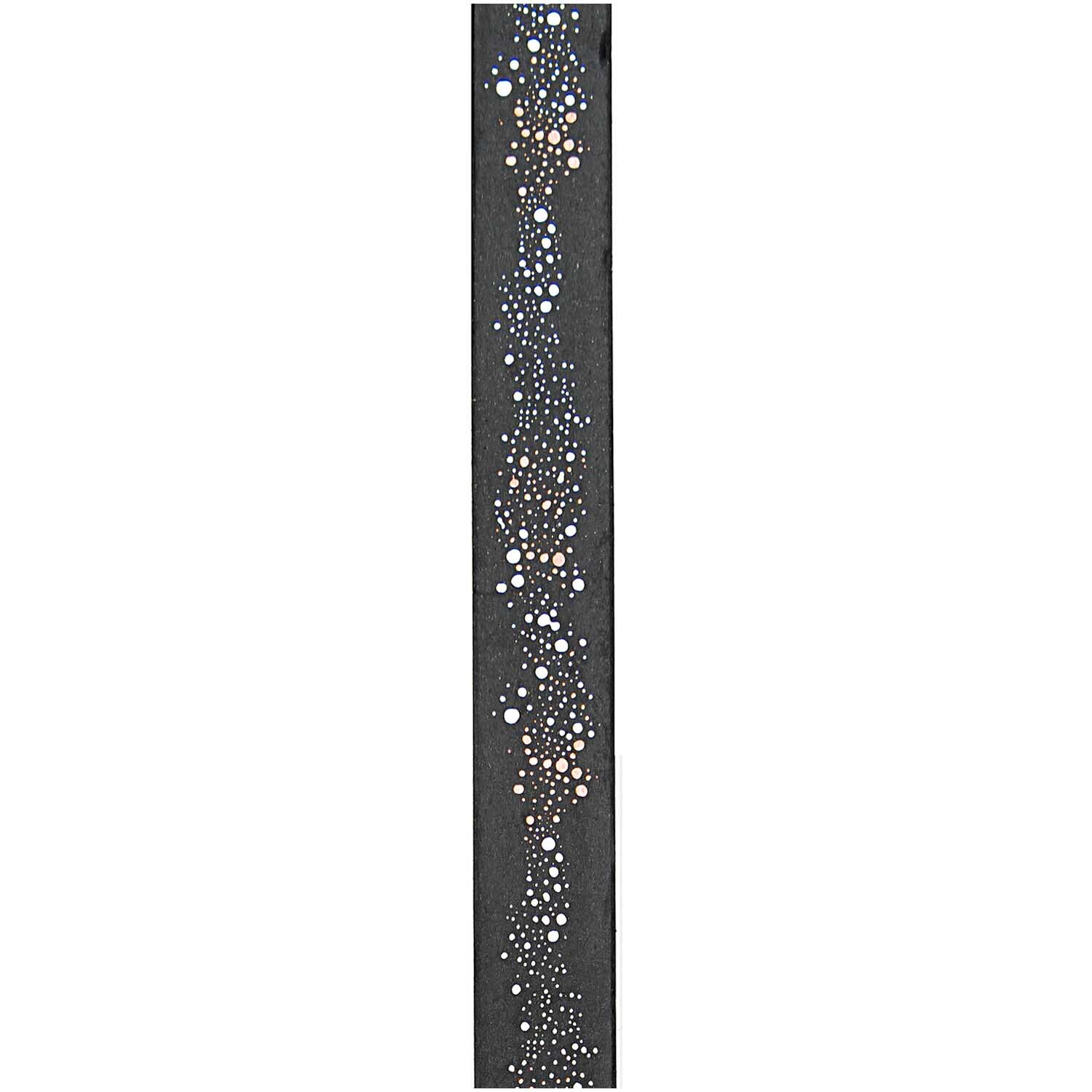 Paper Poetry Tape Mermaid Bubbles zeigt ein schwarzes Band mit schimmernden Blasen von Rico Design.