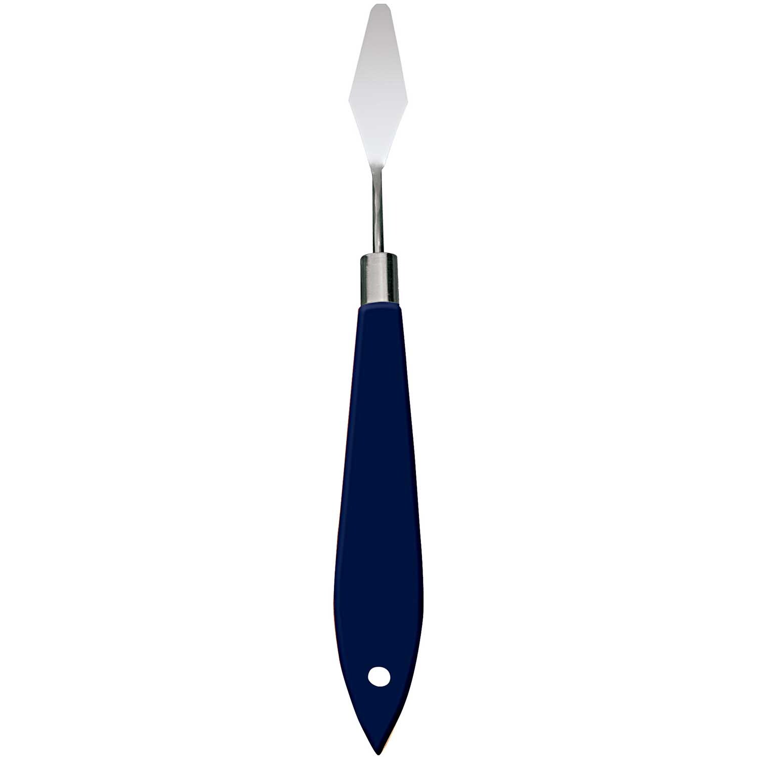 Spachtel blau Nr.3 von Rico Design mit ergonomischem Griff und spitz zulaufender Klinge. Ideal für präzise Maltechniken und kreative Arbeiten.