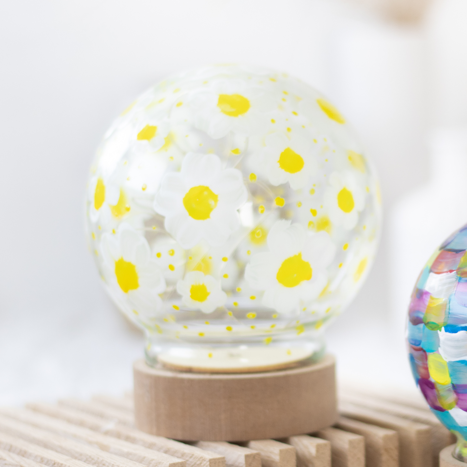 Anleitung Glasdekohaube mit Acrylfarbe bemalen von idee. Creativmarkt 