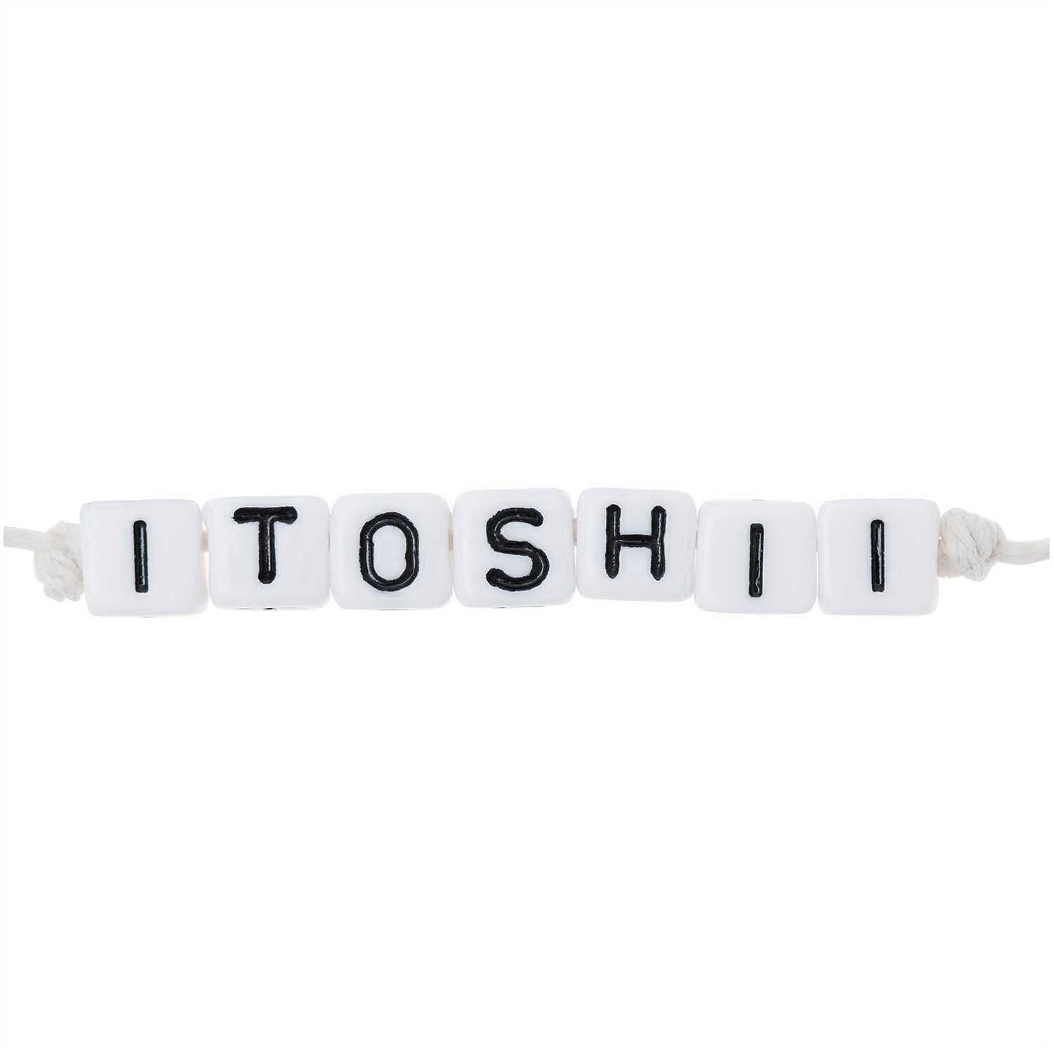 itoshii Buchstaben Mix Würfel 6x6x6mm 99 Stück Farbe Weiß von Rico Design