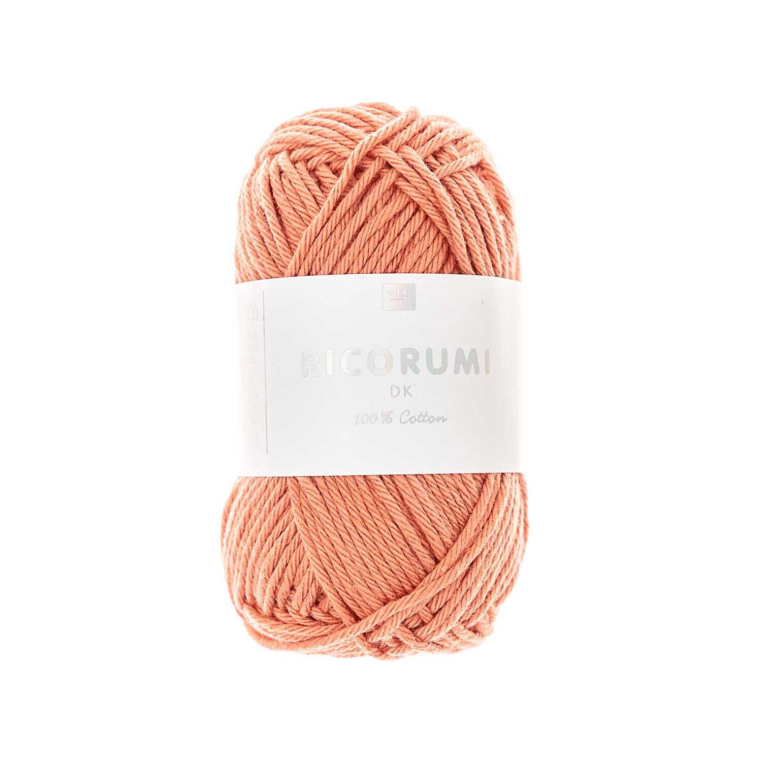 Creative Ricorumi dk Häkelset Apfel in Papaya-Farbe, 25g Garnknäuel von Rico Design.