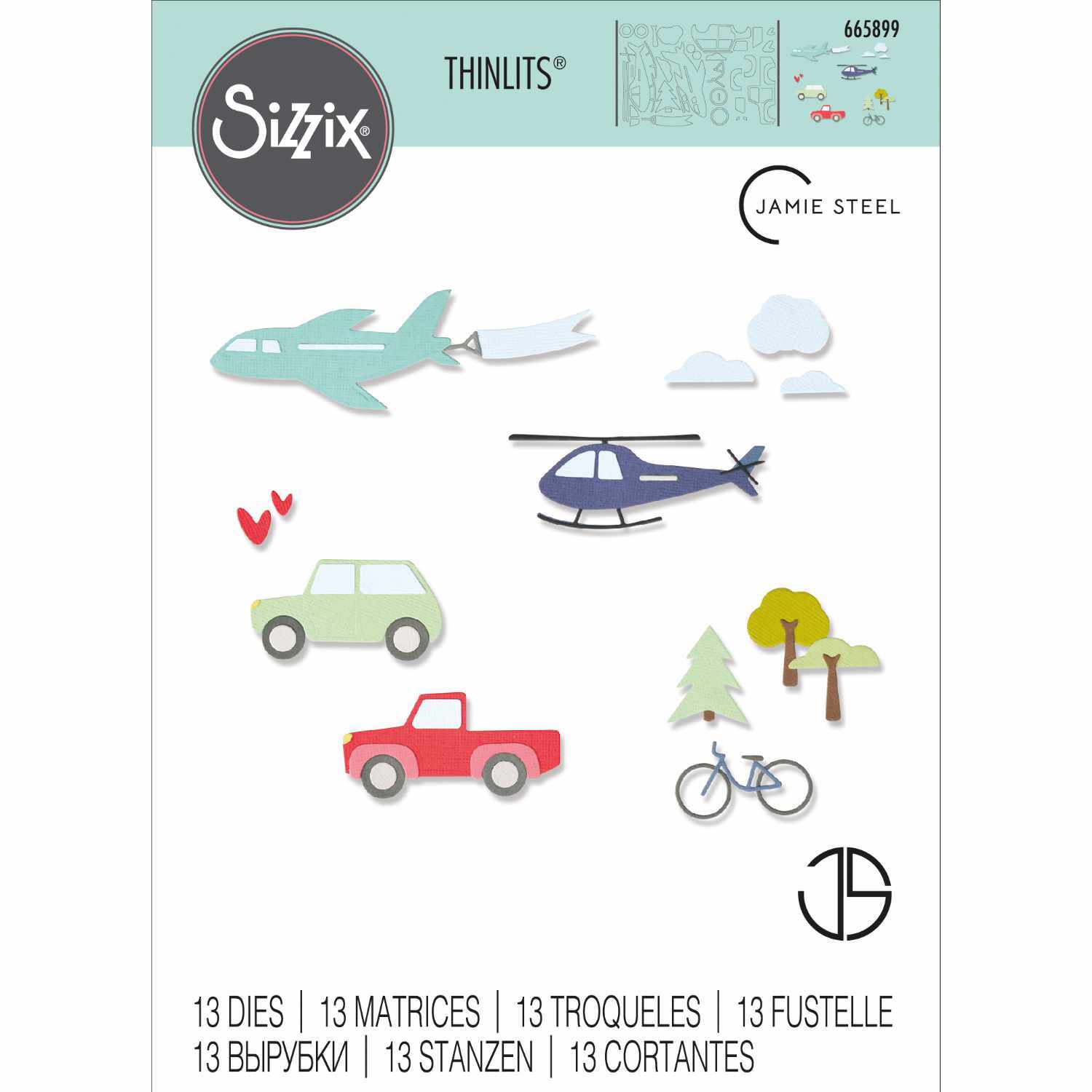 Thinlits Die Transport Collection by Jamie Steel von idee. Creativmarkt