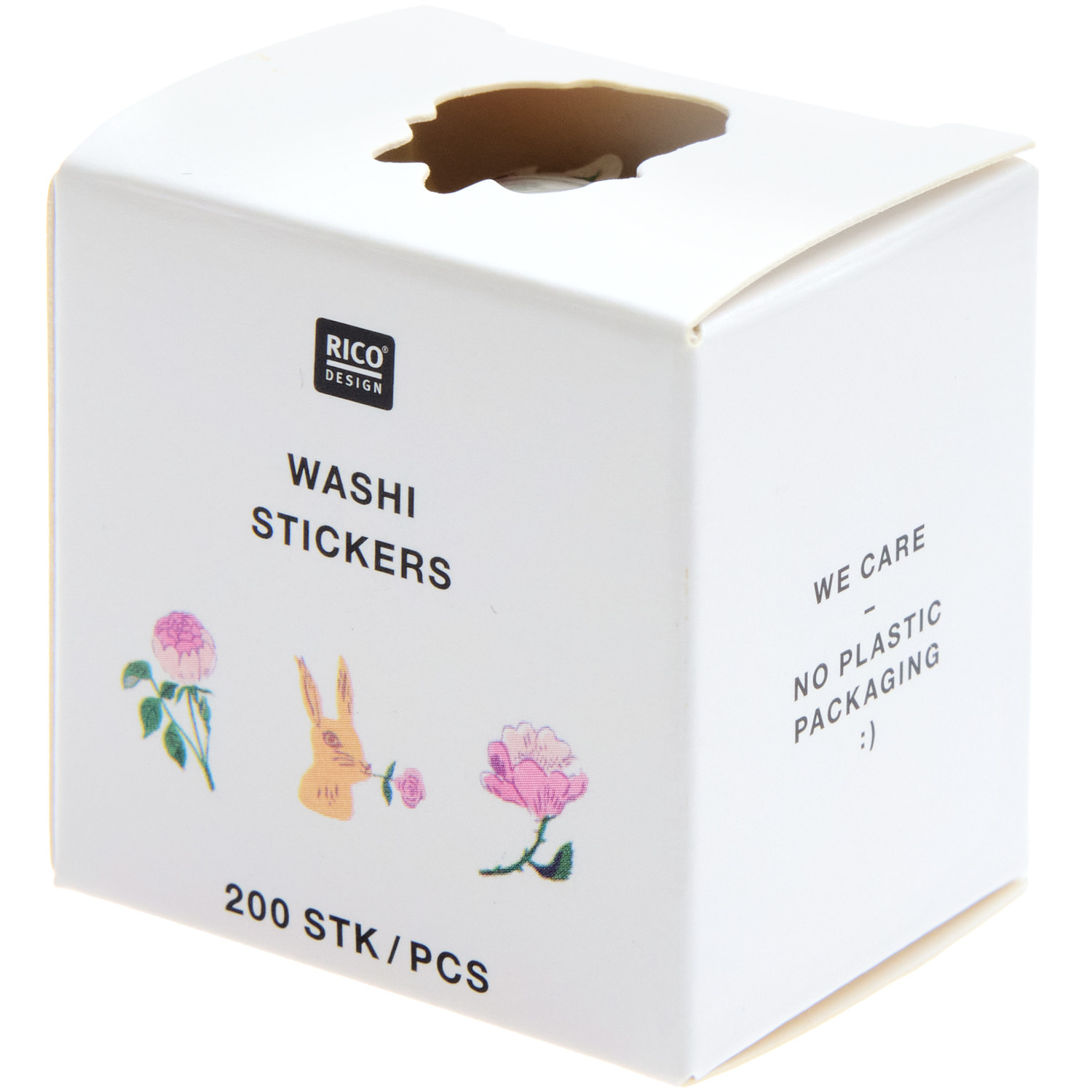 Paper Poetry Washi Sticker La Vie en Rose 200 Stück von Rico Design