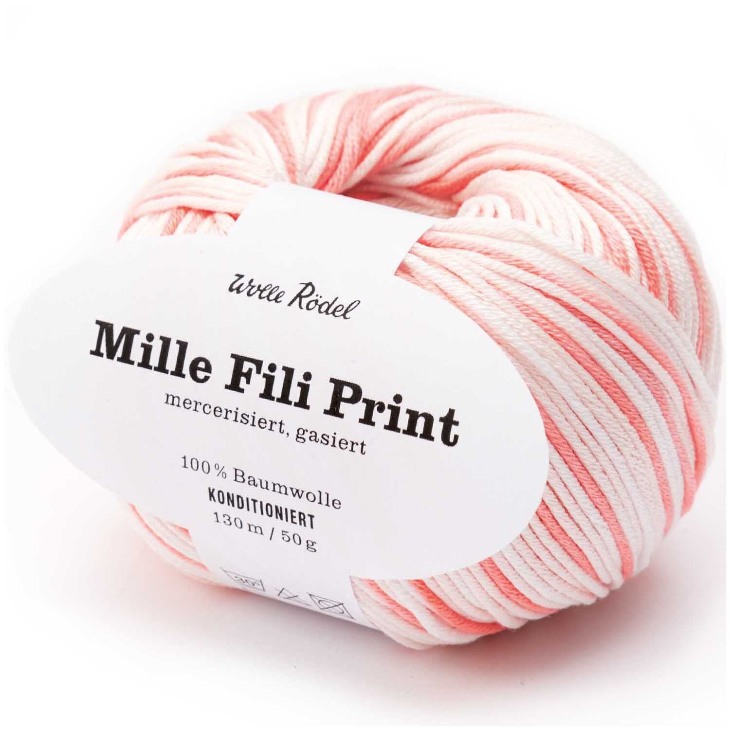 Mille Fili Print 50g 130m Farbe Flieder-Mix von idee. Creativmarkt