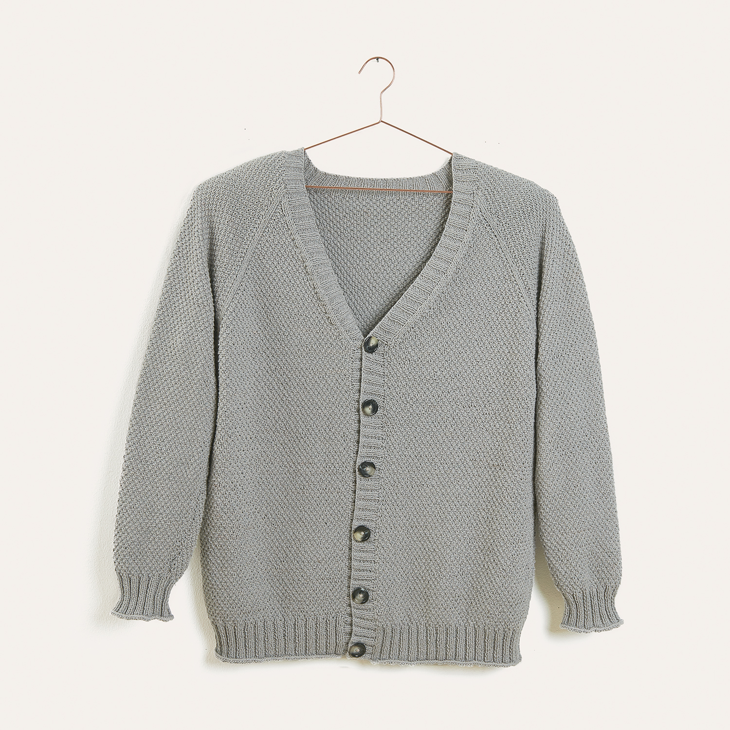 Strickanleitung Cardigan aus Luxury Organic Cotton Silk dk von Rico Design