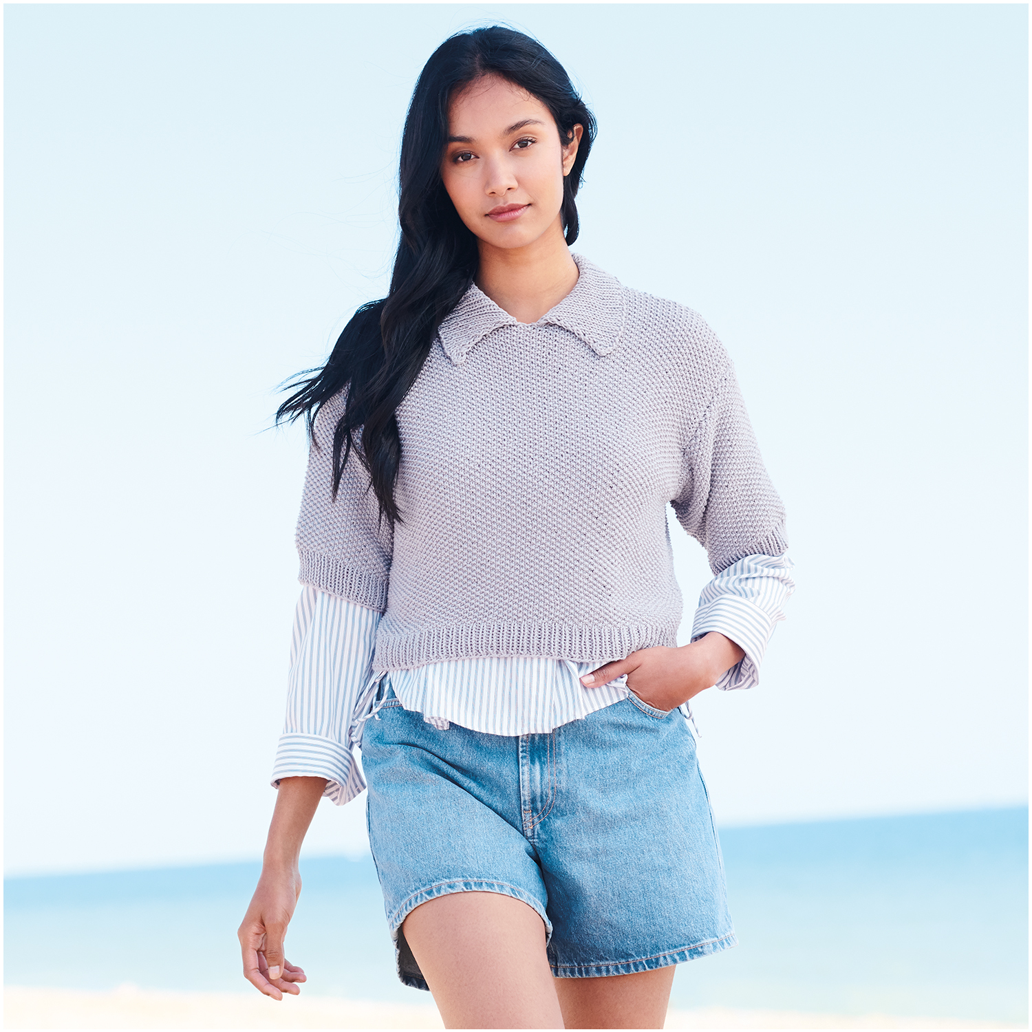 Strickset Shirt Modell 11 aus Lovewool Nr. 18 von Rico Design