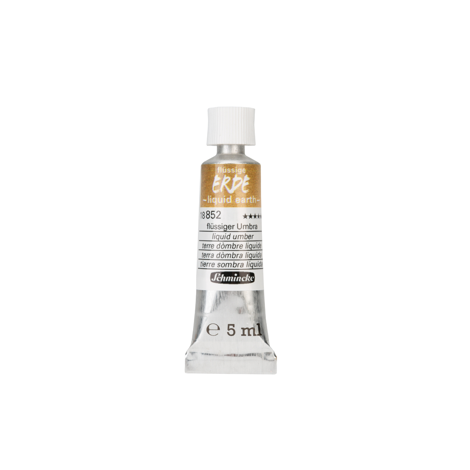 Pigmente Trio flüssige Erde Set: Eine Tube flüssiger Umbra von Schmincke, 5 ml, ideal für Künstler.