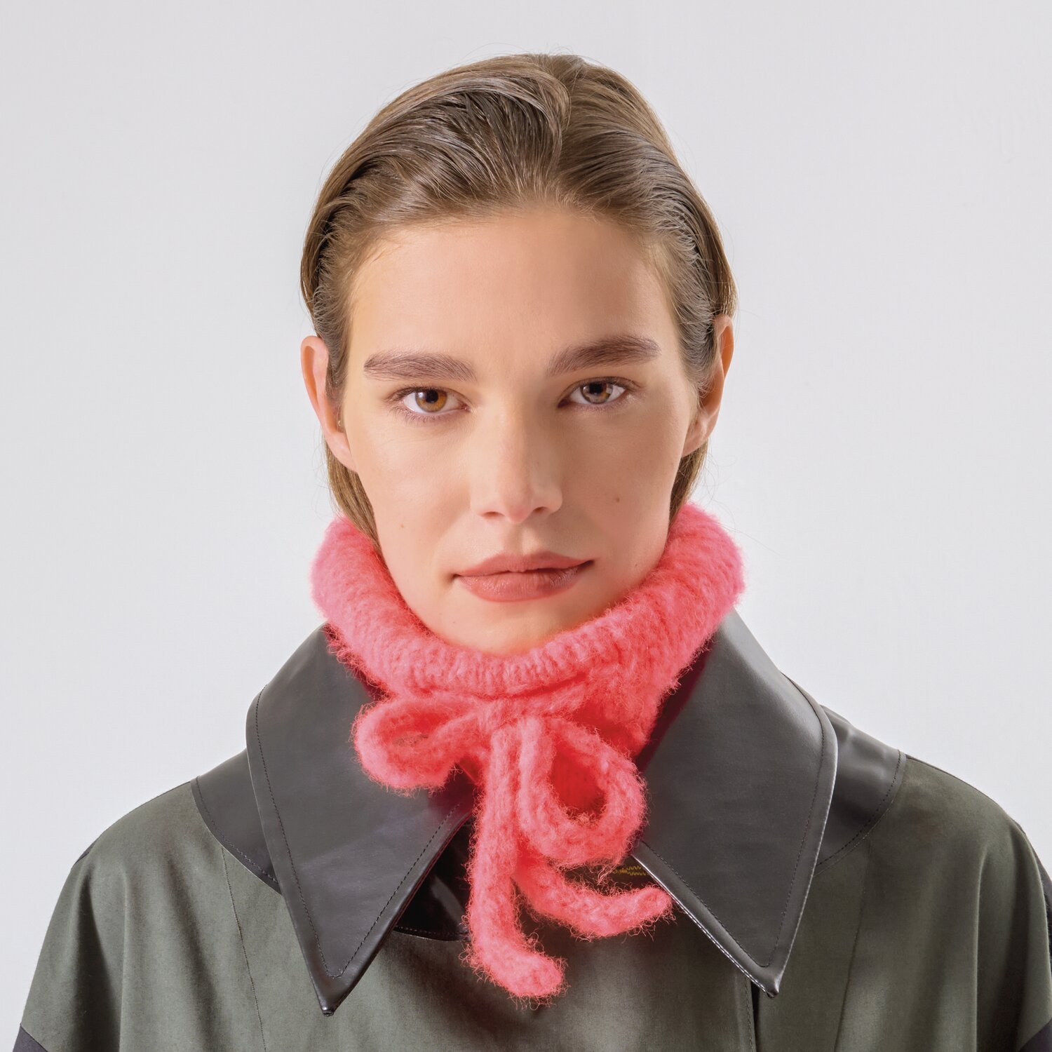 Strickset Kragen Modell 20b aus Made by Me No. 21 von Rico Design