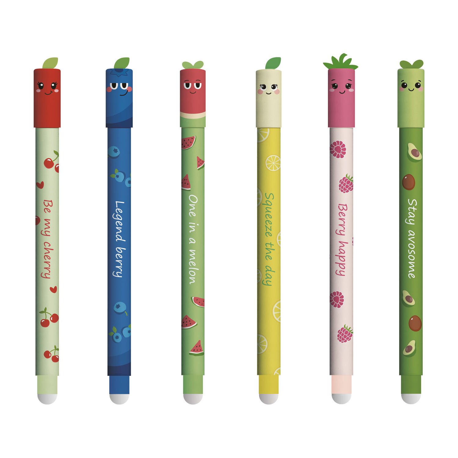 Gelschreiber Fruity Erase it Farbe Avocado von Eberhard Faber Vertrieb 