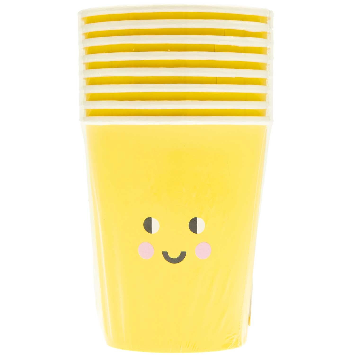Pappbecher Sonne 250ml 8 Stück von Rico Design
