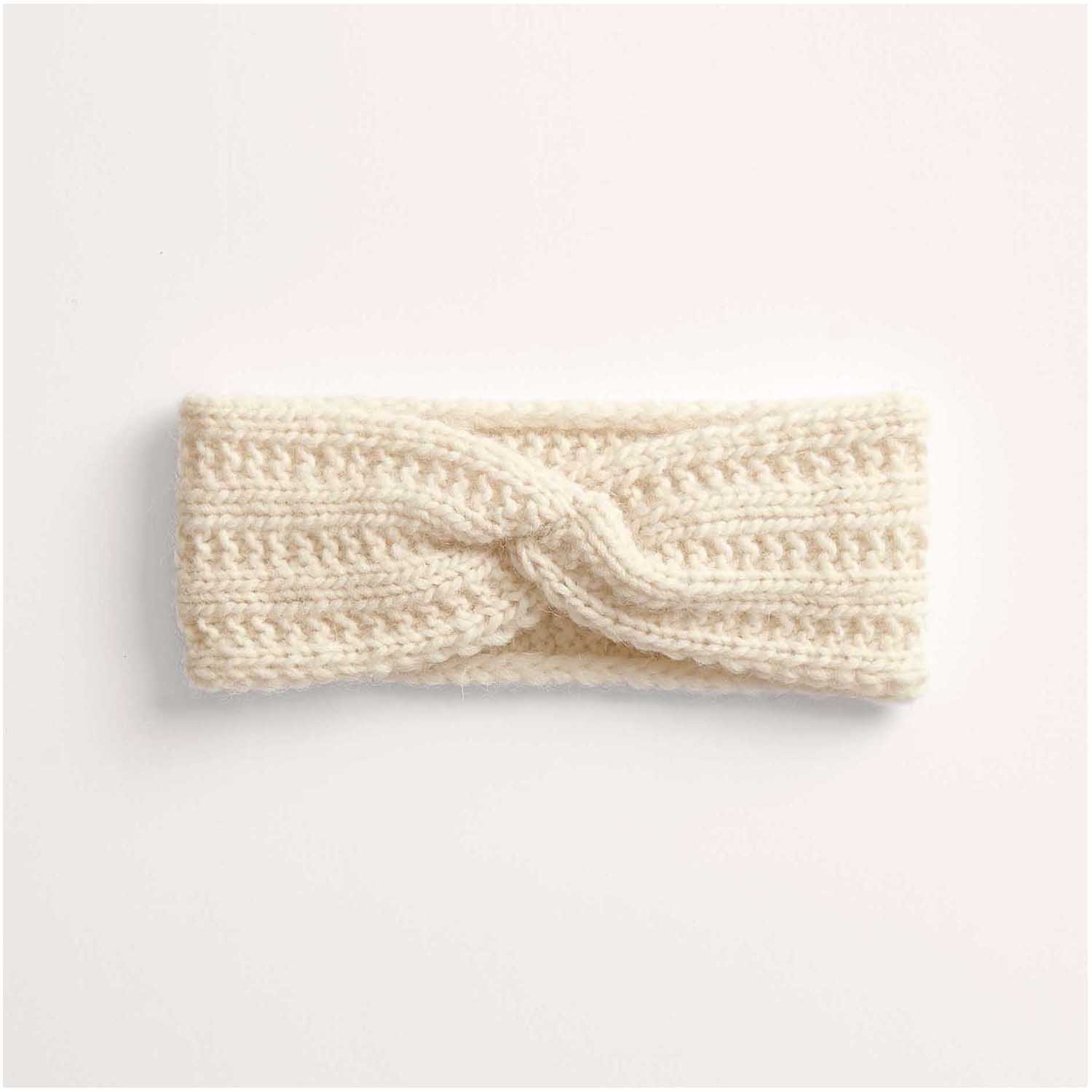 Gestricktes Stirnband: Modell 12 aus dem Heft Luxury Knits Winter Special