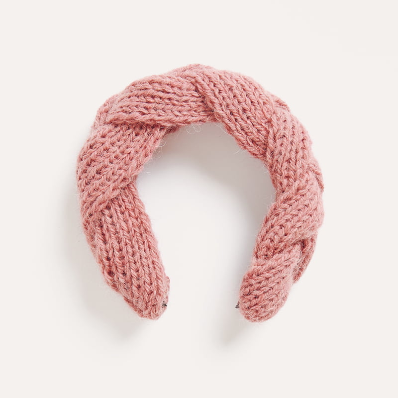 Gestrickter Haarreif: Modell 12a aus dem Heft Trachten Special I mog di