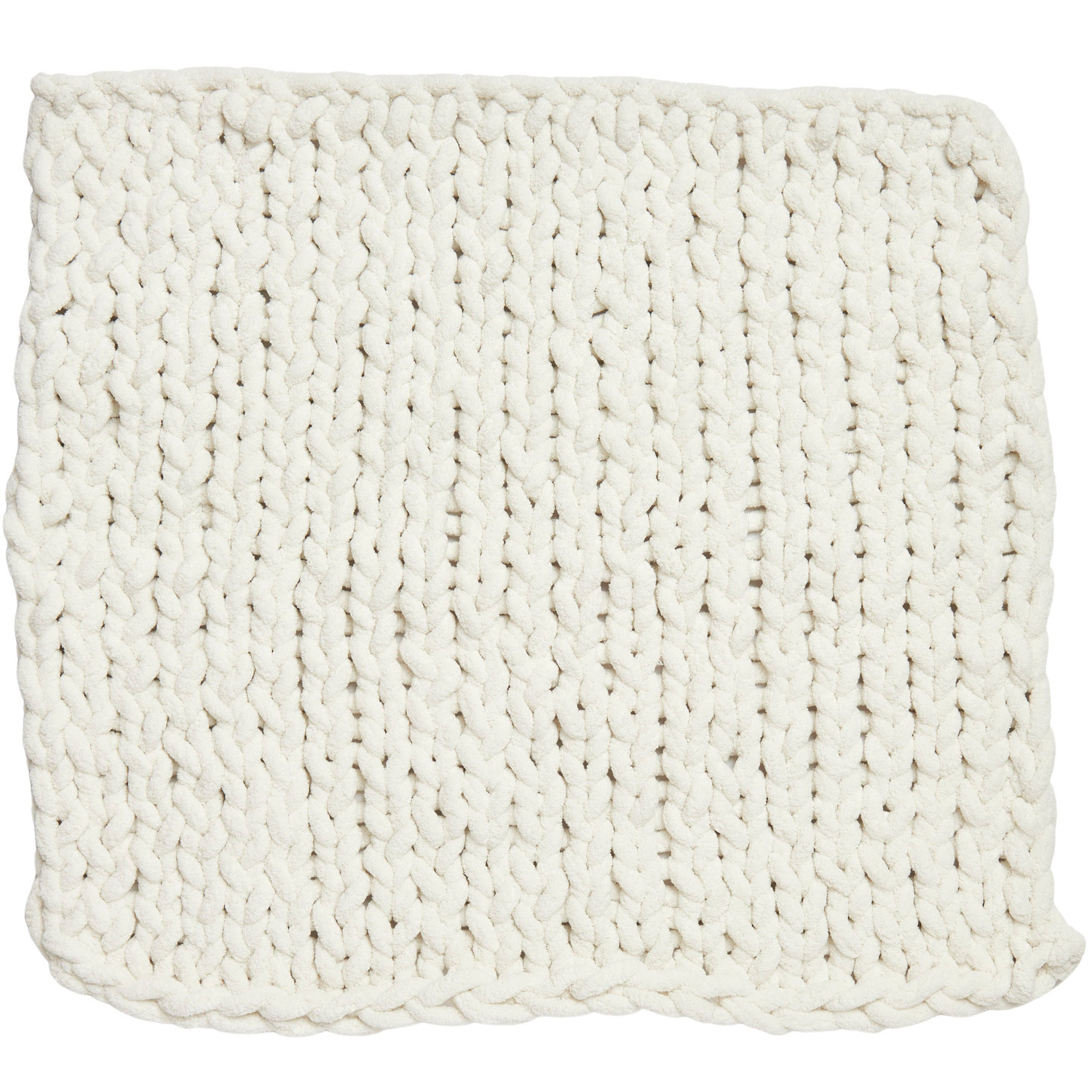 Chenillove Super Big: Weiches, cremefarbenes Strickstück von Rico Design, ideal für kreative Projekte.