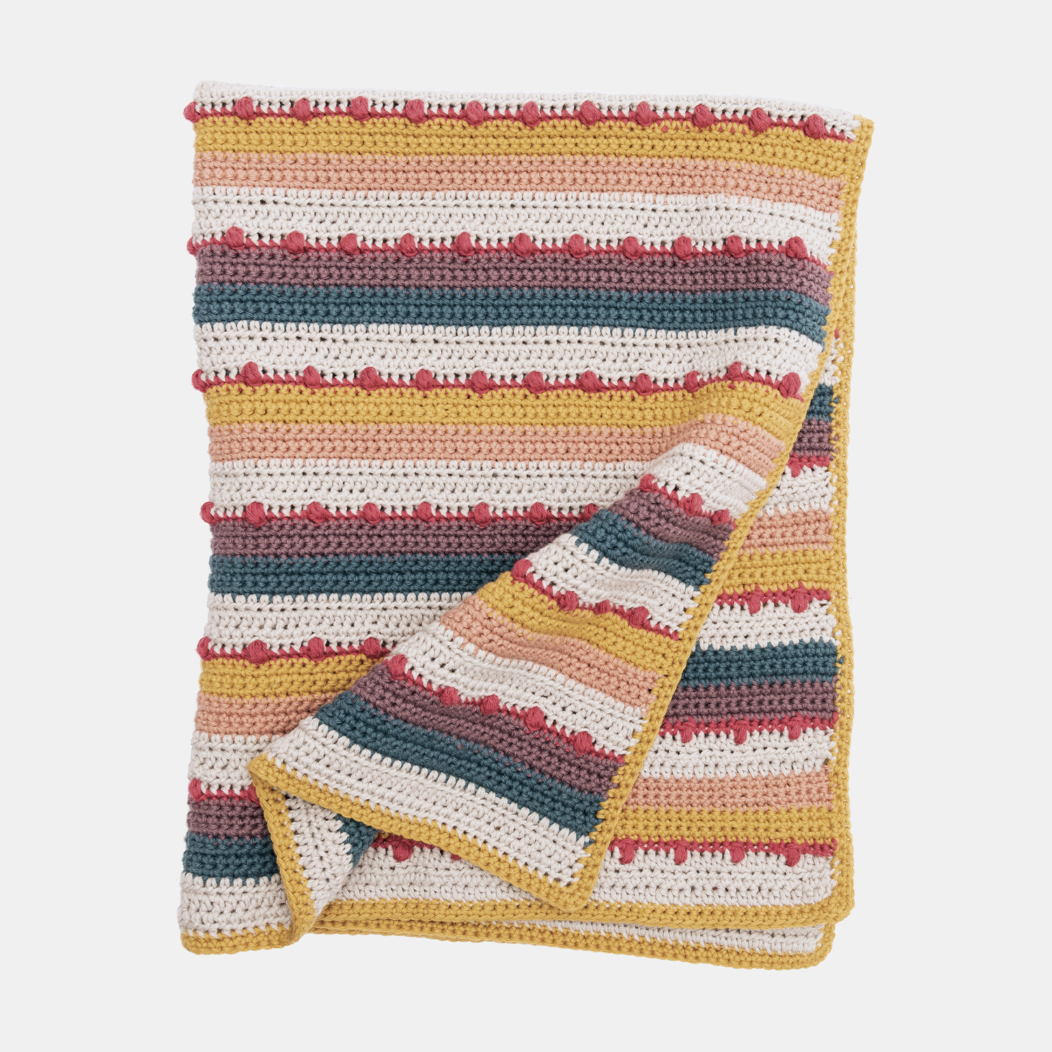 Häkelanleitung Decke aus Baby Cotton Soft DK von Rico Design