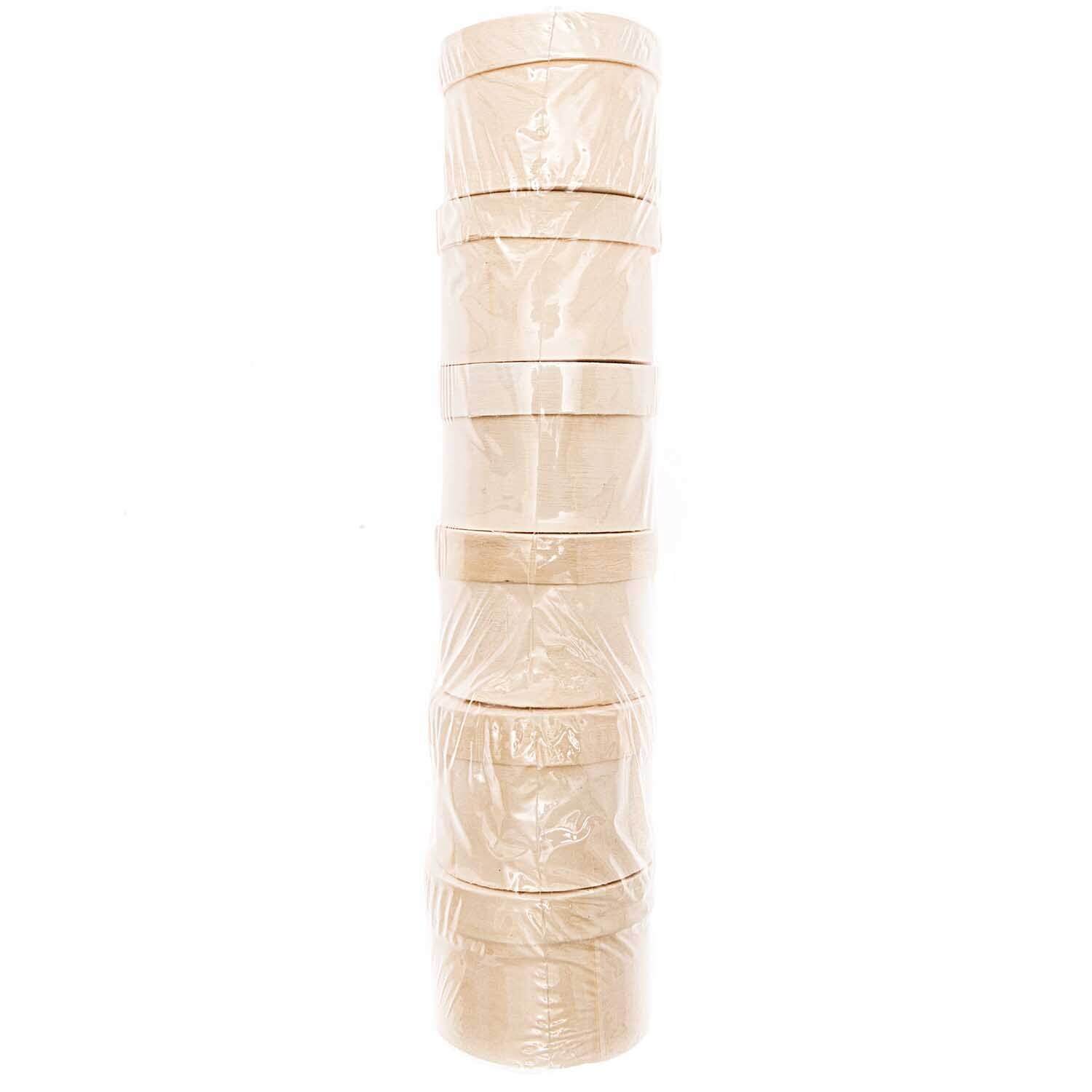 Holzdöschen rund 5x3cm von Rico Design