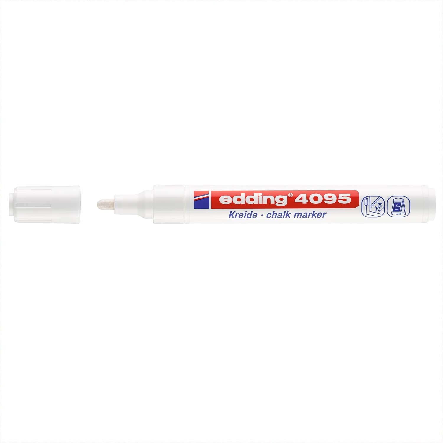 4095 Kreidemarker weiß 2-3mm von edding International 