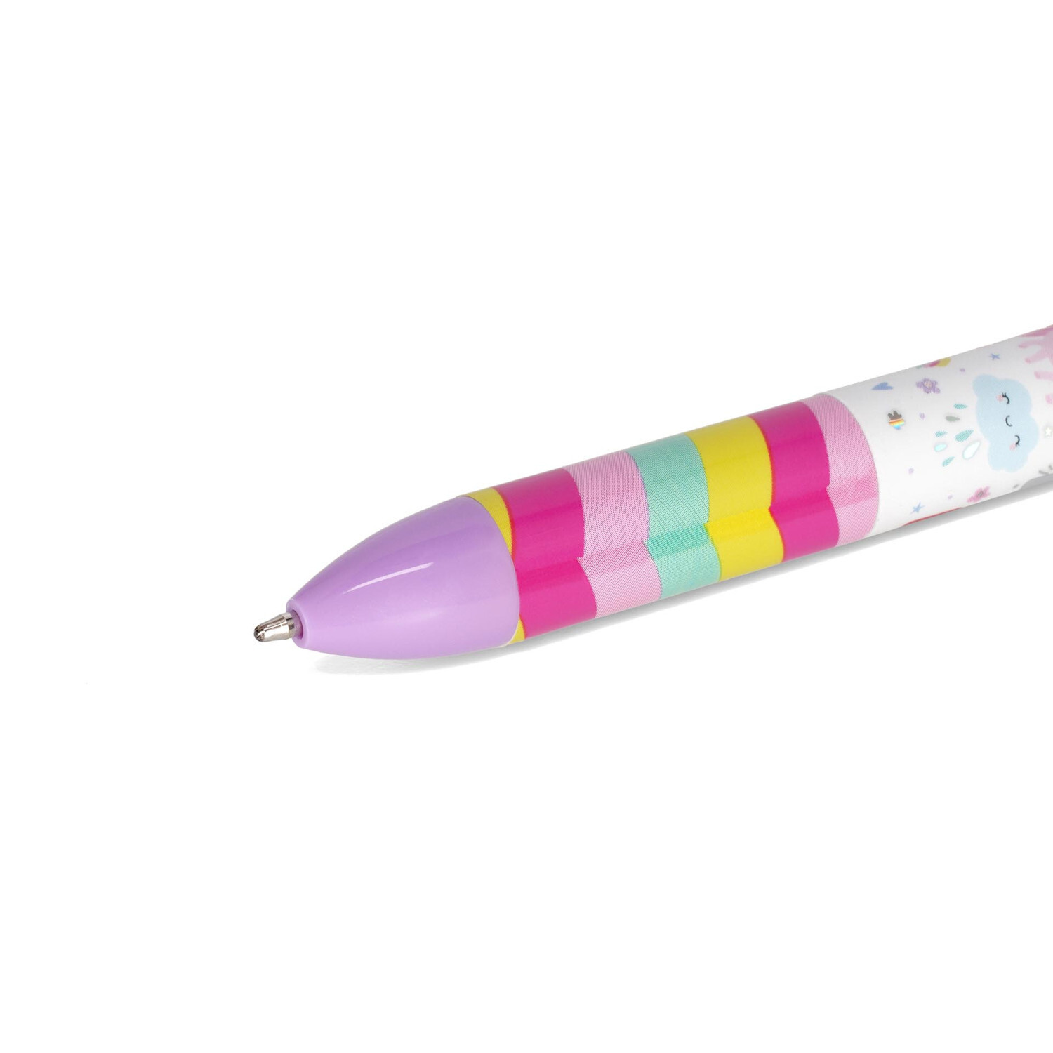 Zweifarbiger Kugelschreiber Click&Clack Farbe Unicorn von Legami 