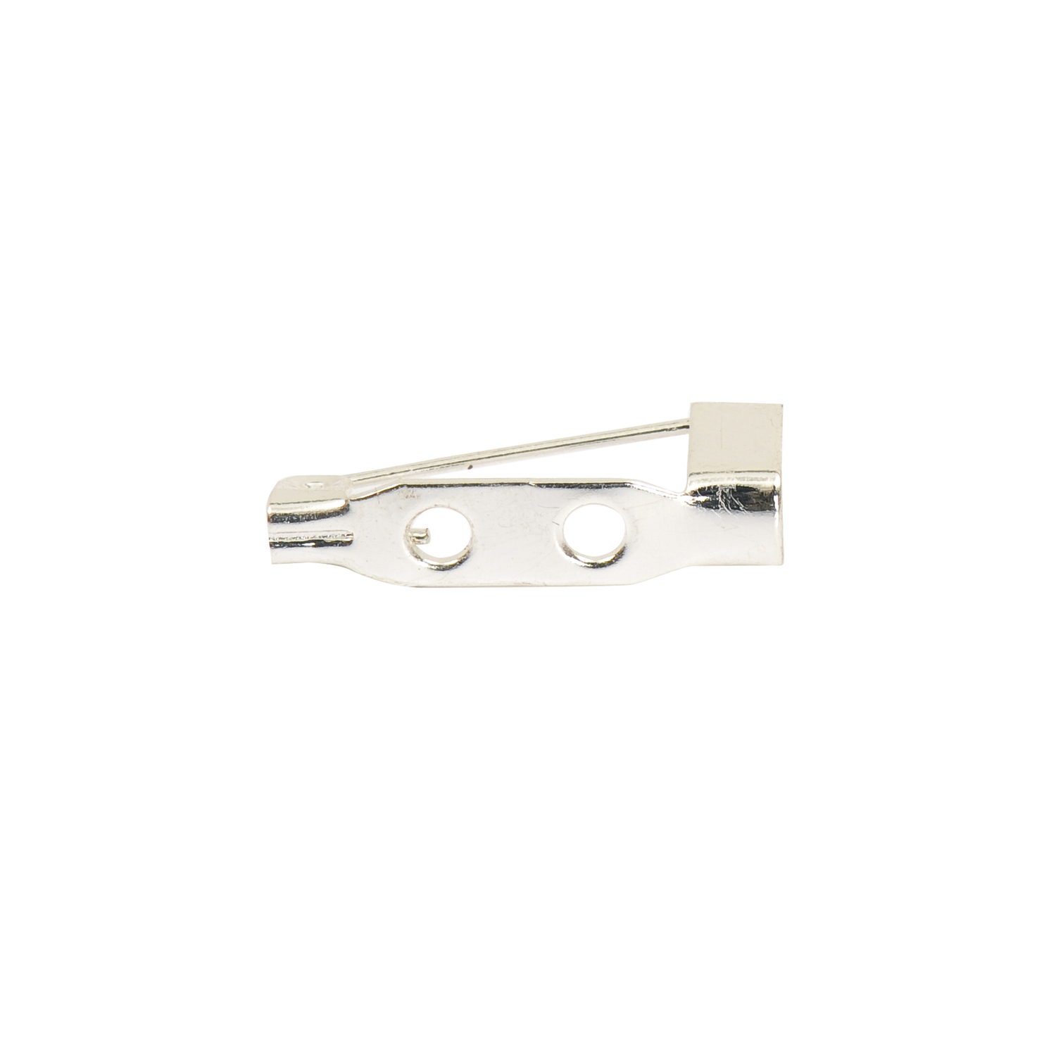 Broschennadel silber 20mm von Rico Design, glänzend und funktional, ideal für Schmuckprojekte.