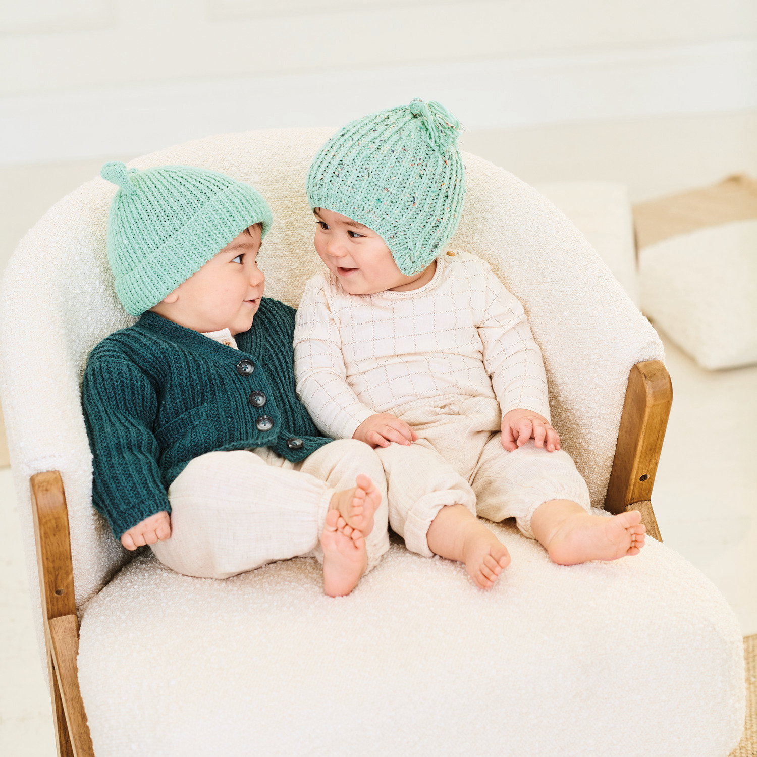 Strickset Mütze Modell 12 aus Rico Baby 040 von Rico Design