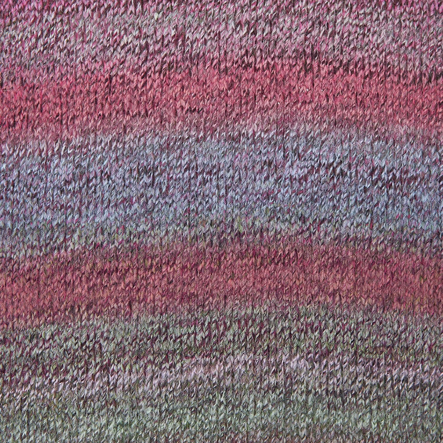 Creative Melange Alpaca Wonderball dk: Farbverlaufsgarn in Rot, Blau und Grün, 100g, 300m. Ideal für Strickprojekte.
