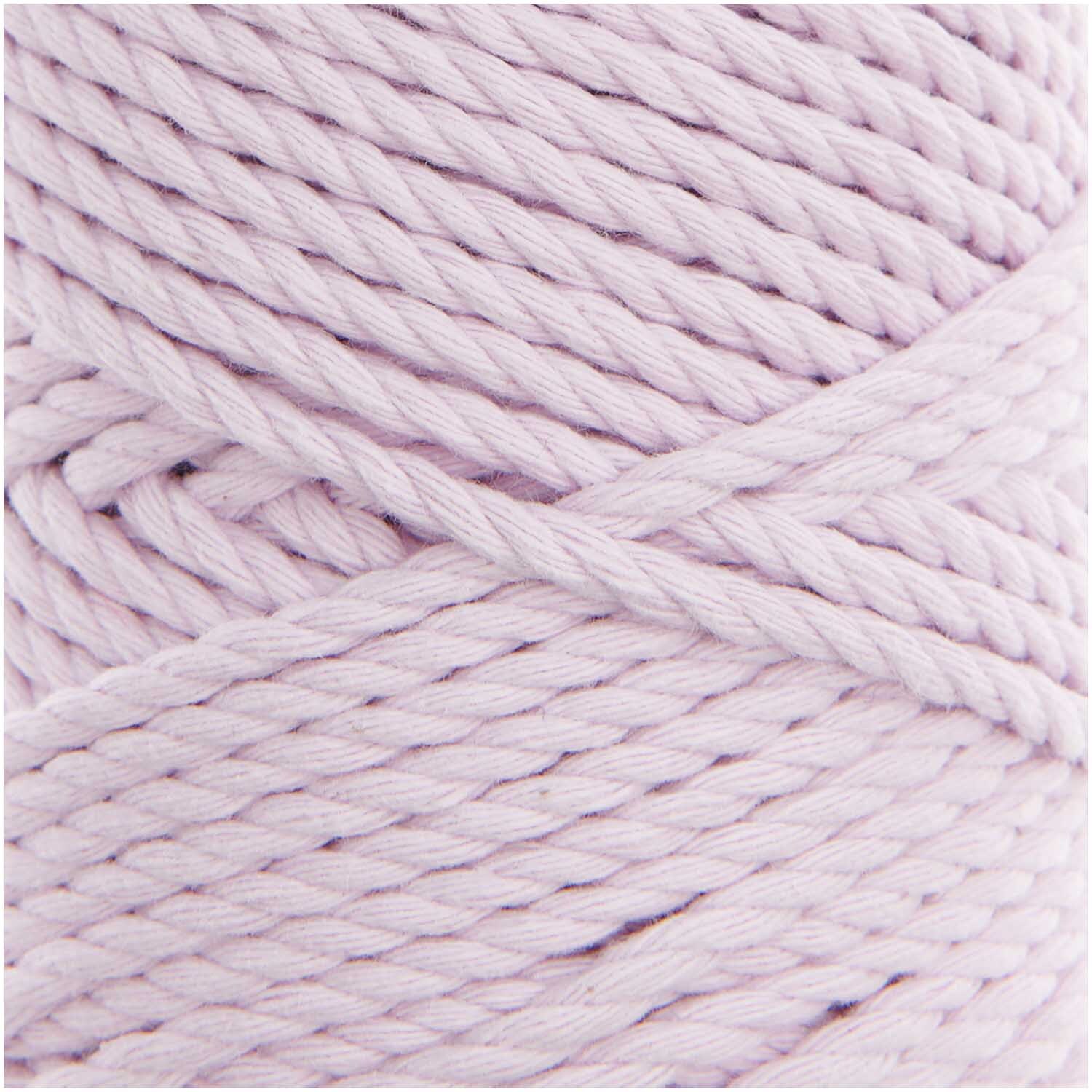 Creative Cotton Cord skinny Makramee-Garn 190g 55m Farbe Flieder von Rico Design