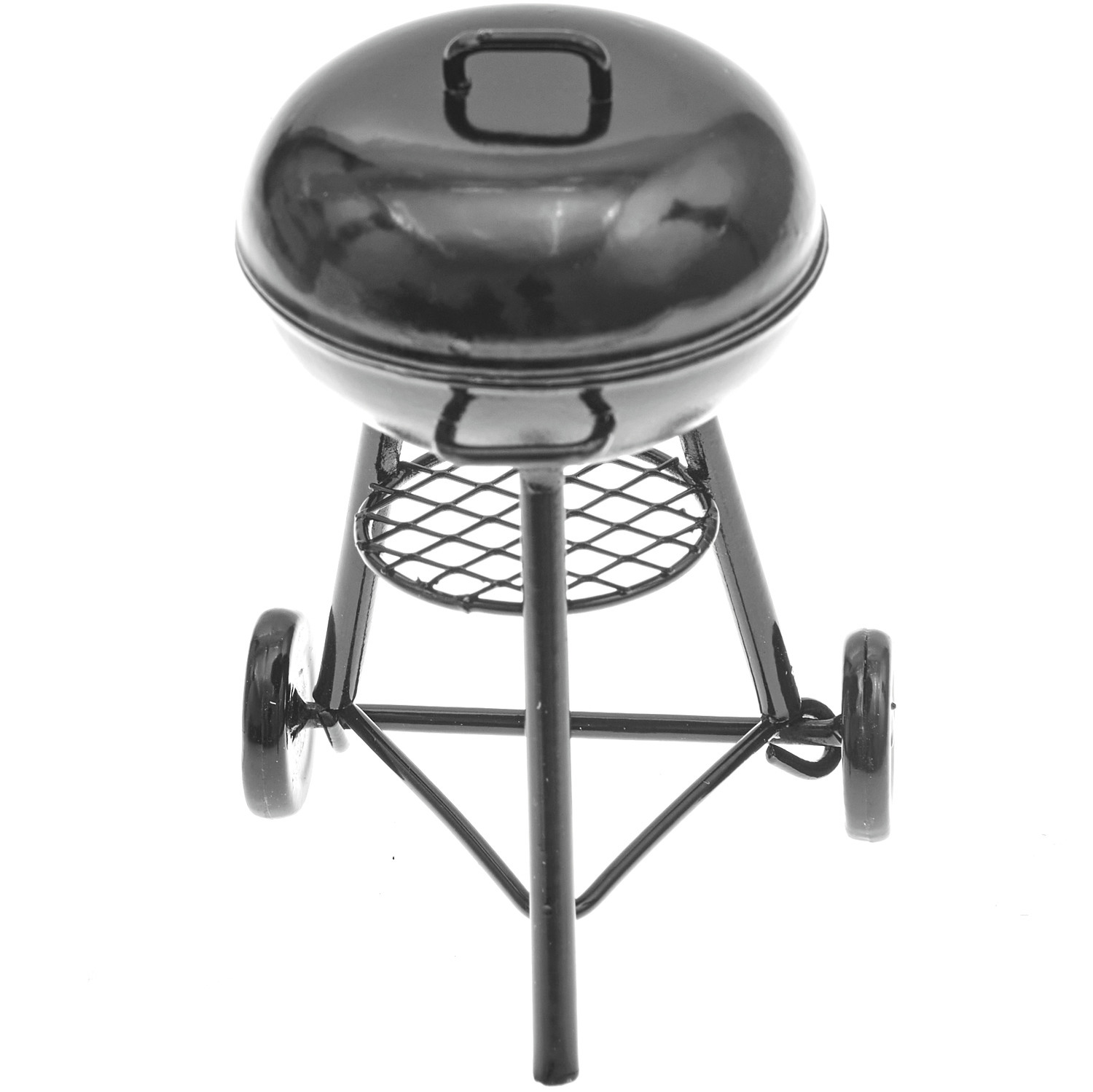Miniatur Grill rund 8,5x5,5x5,5cm von Rico Design