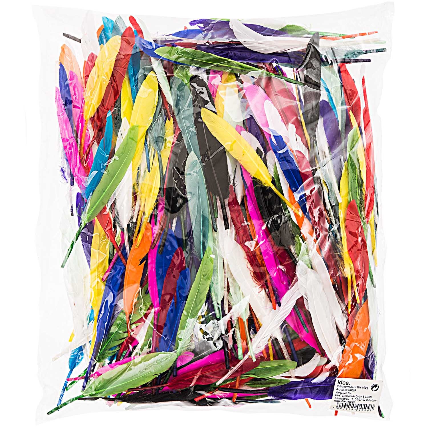 Federn Mix 100g von idee. Creativmarkt 