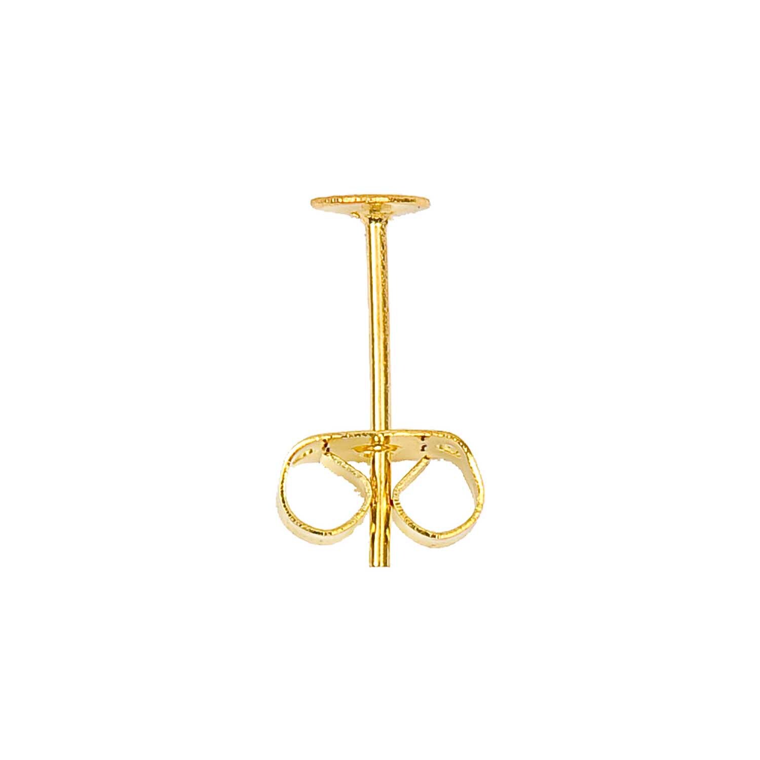 Klebestecker gold 13x4mm 2 Stück von Rico Design, elegant und glänzend, ideal für kreative Projekte.