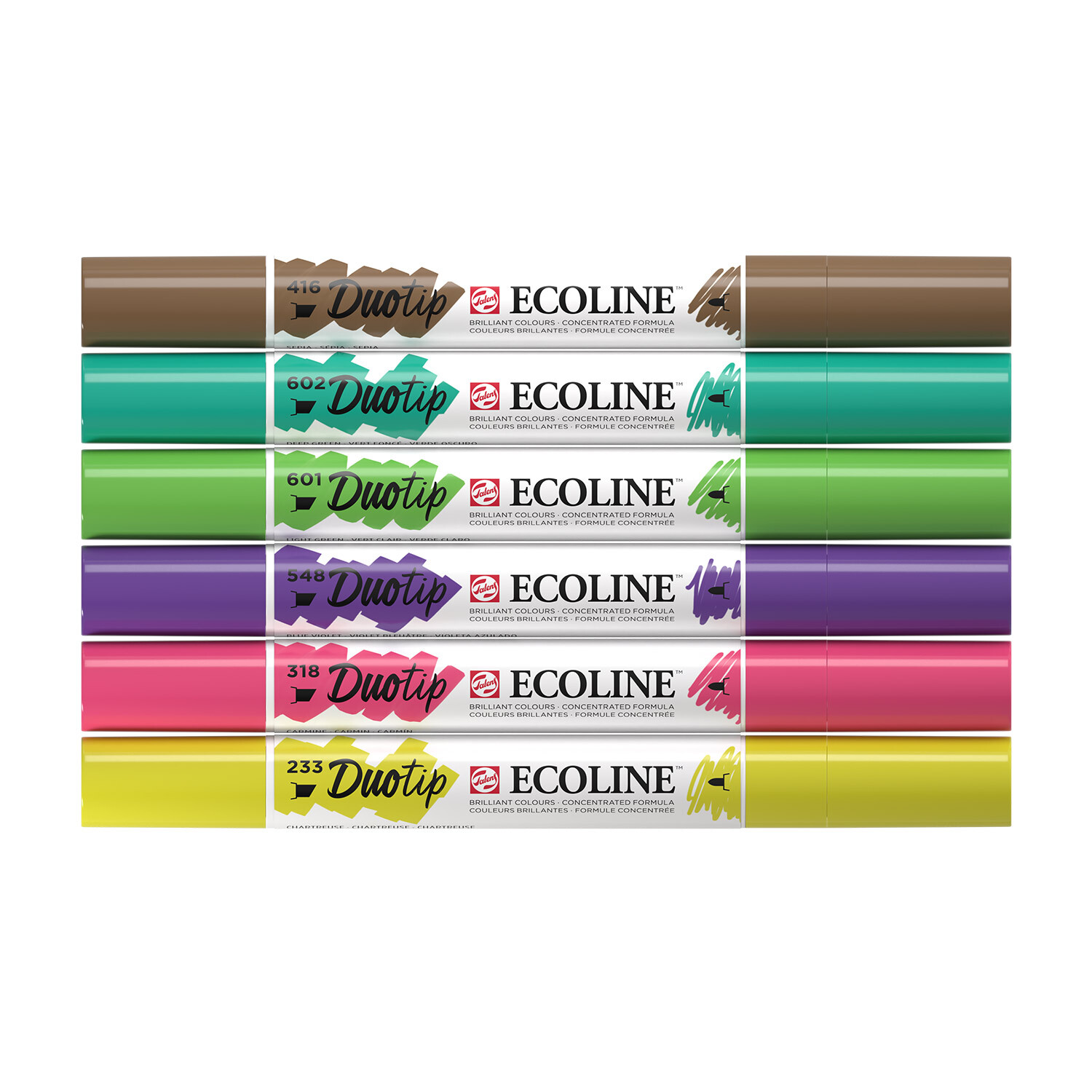 Ecoline Duotip Set Botanik 6 Stück von Royal Talens