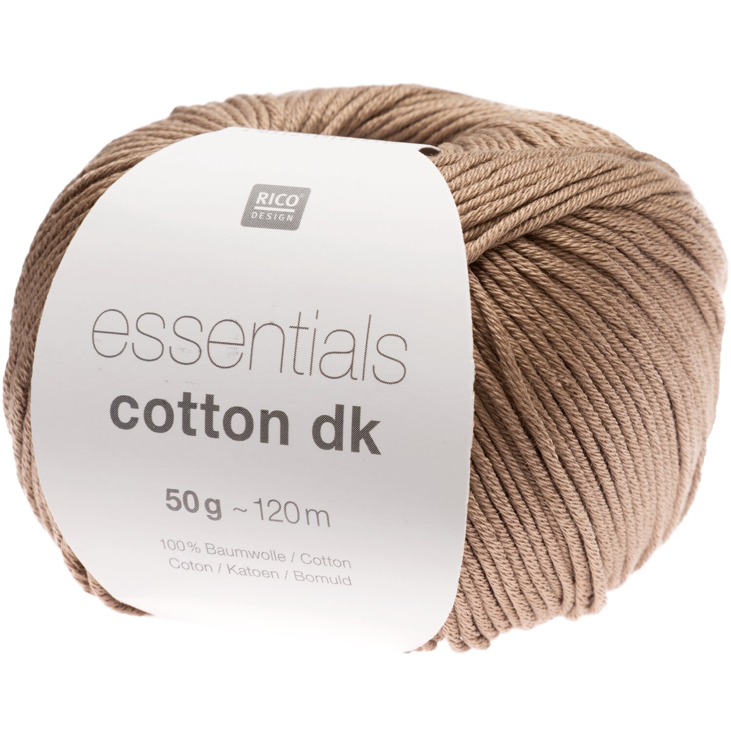 Essentials Cotton dk 50g 120m Farbe Kastanie von Rico Design