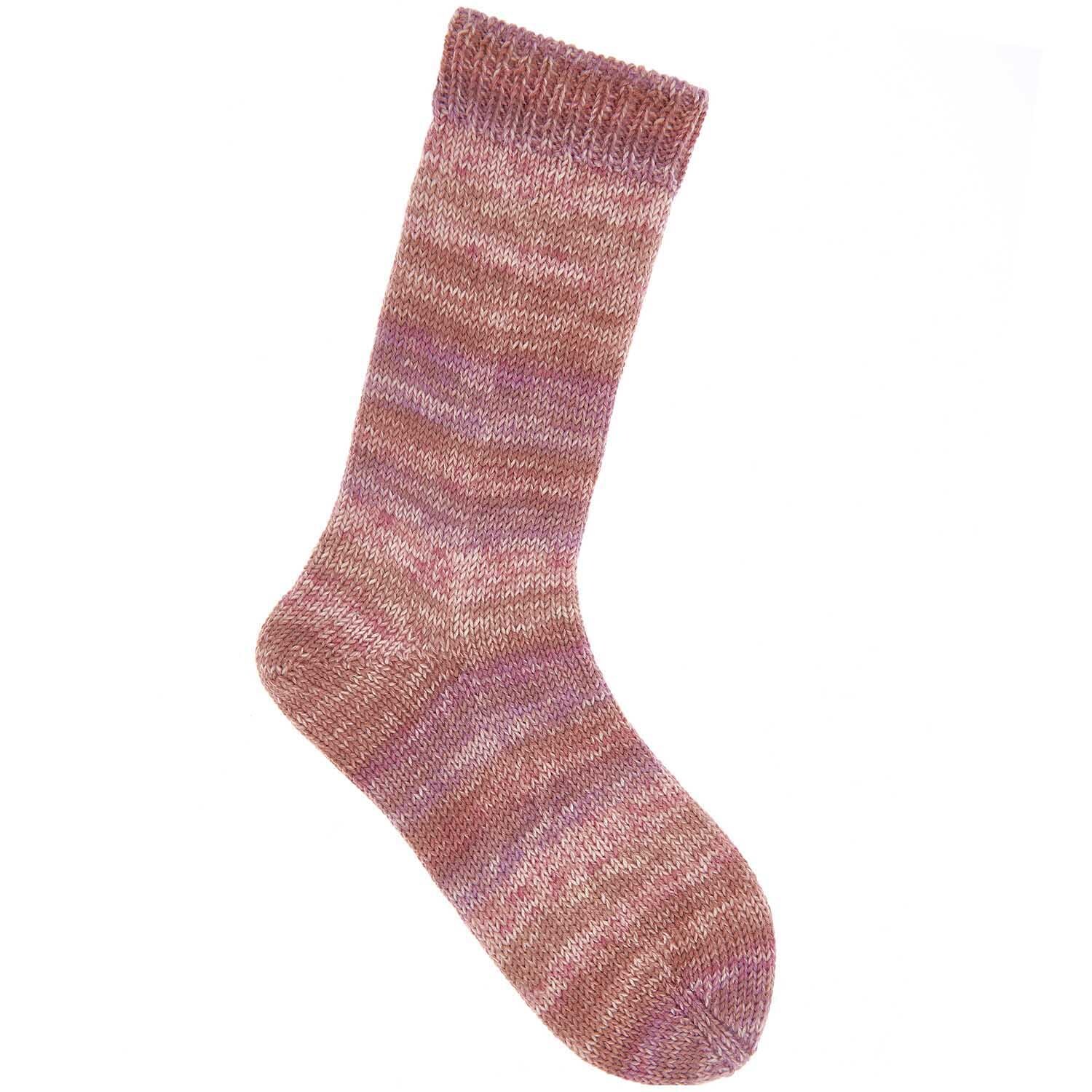 Superba Easy 8 8fädig Socke in Beere von Rico Design, gestrickt aus 150g Garn mit 285m Länge.