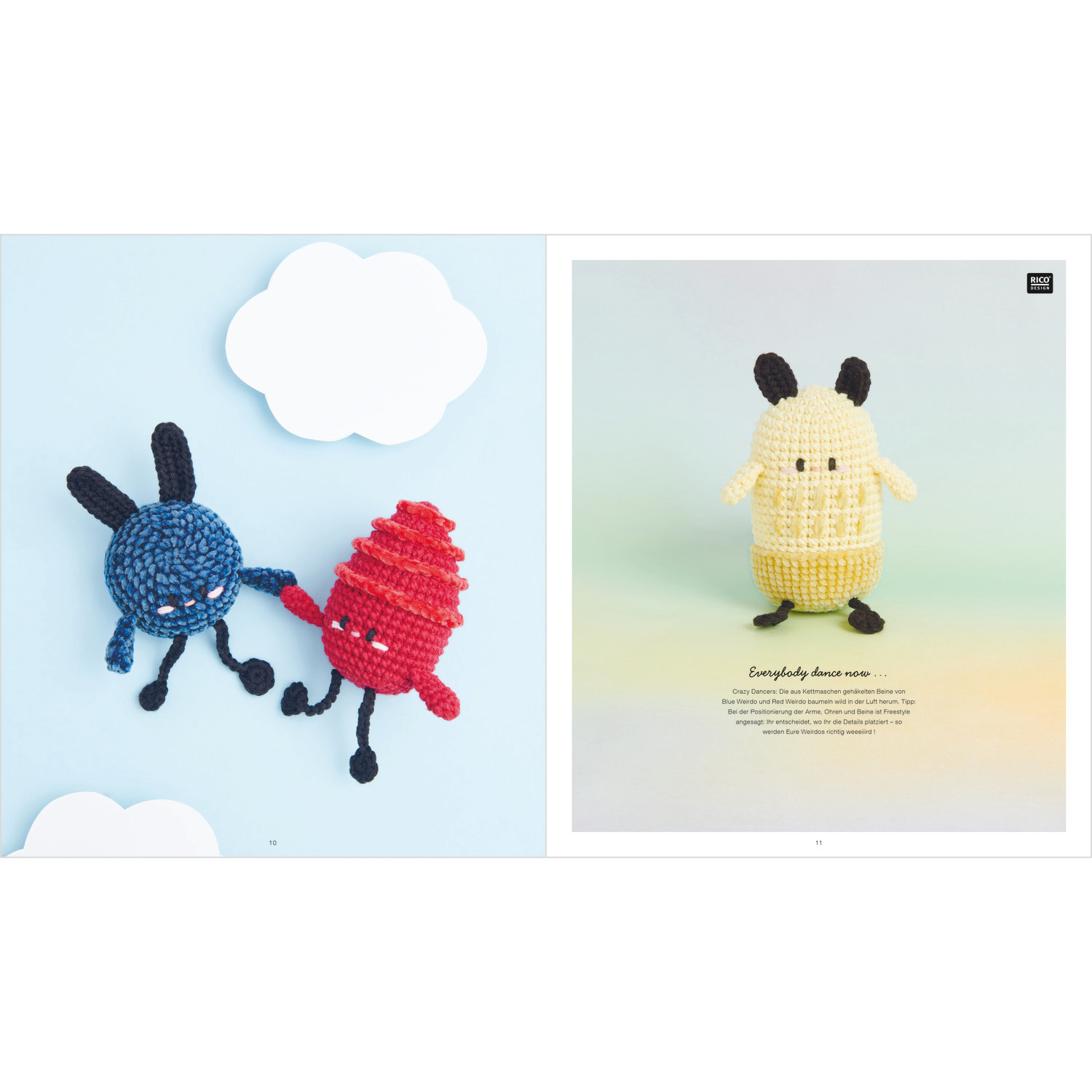 Ricorumi Rainbow Weirdos von Rico Design
