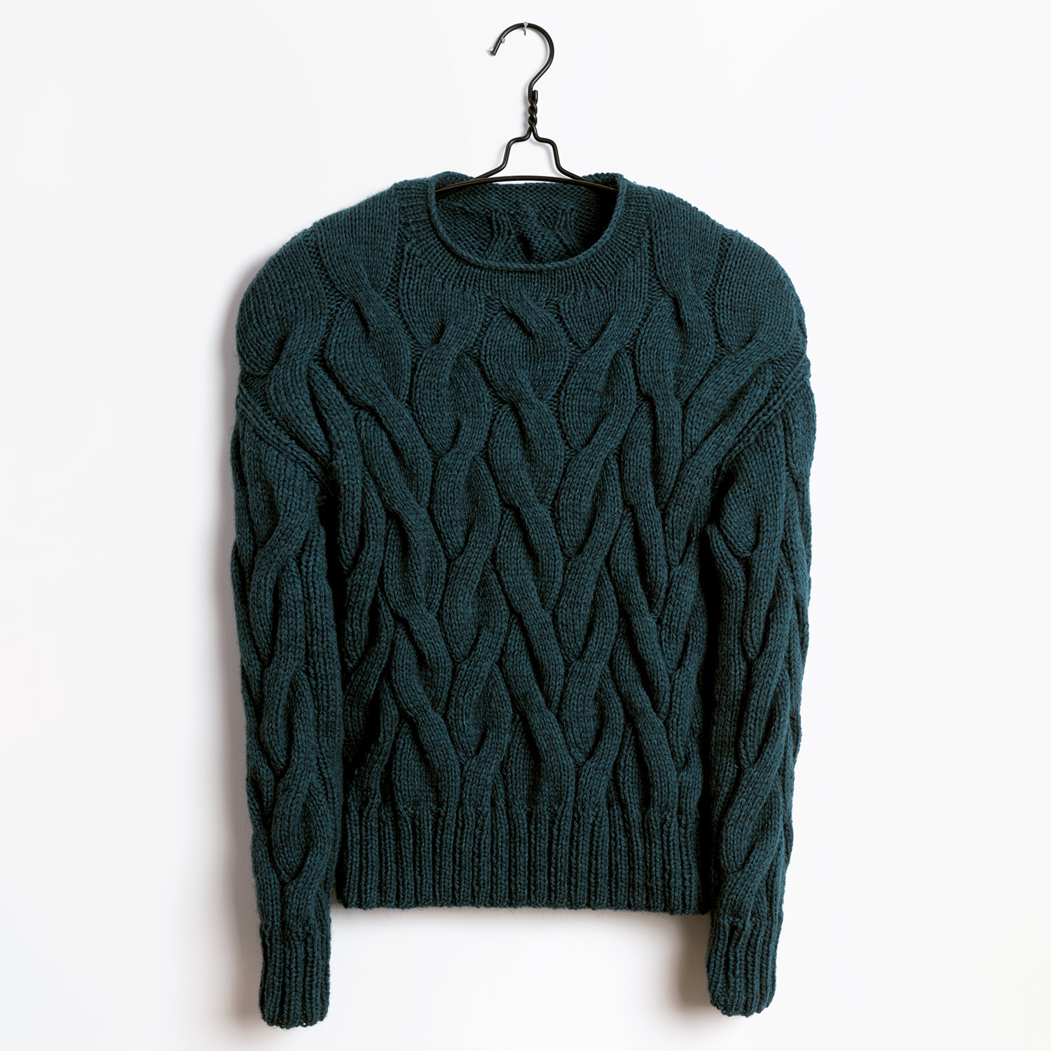 Strickanleitung Pullover mit groben Zöpfen von idee. Creativmarkt